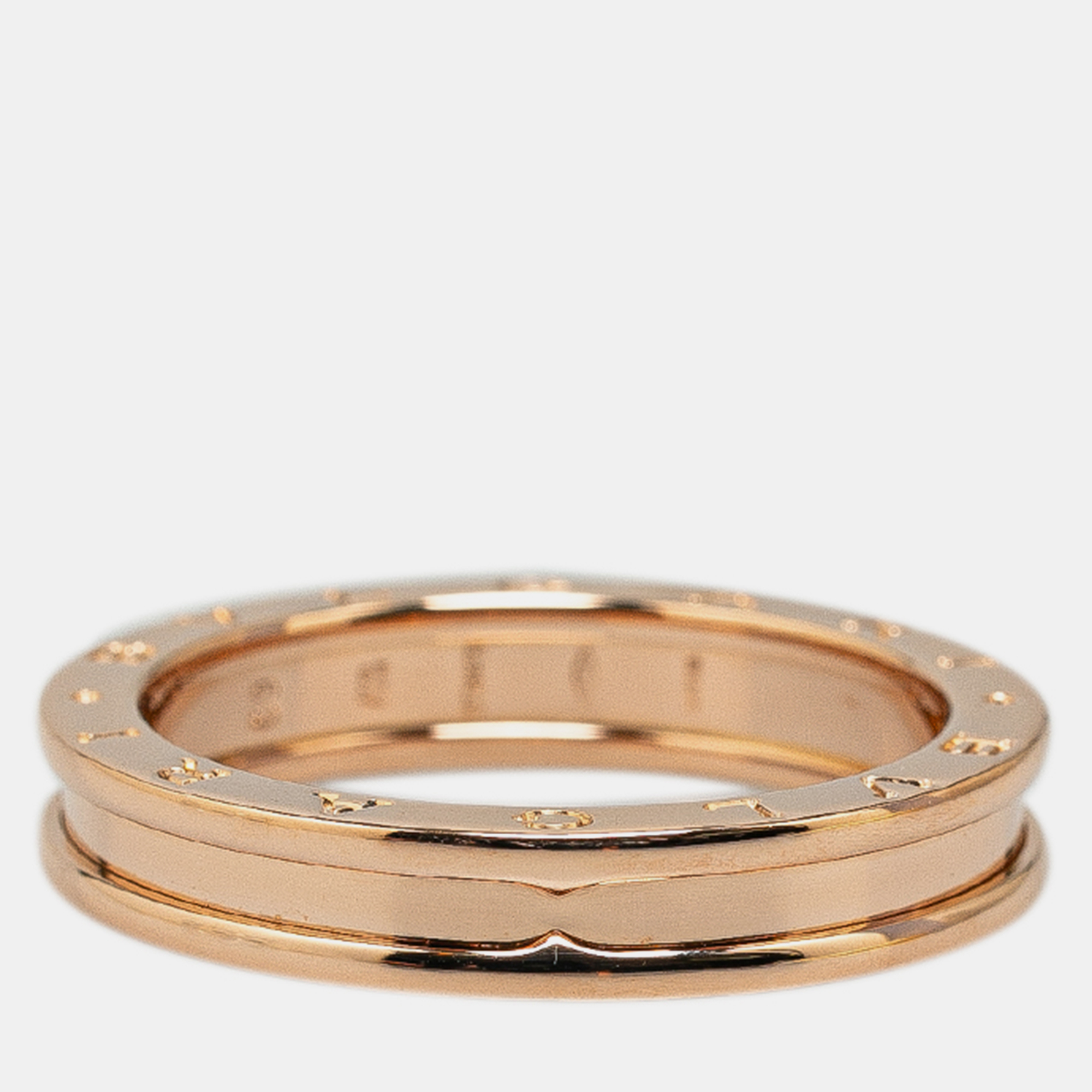 

Bvlgari 18K Rose Gold B.Zero1 1-Band Ring US 12 3/4