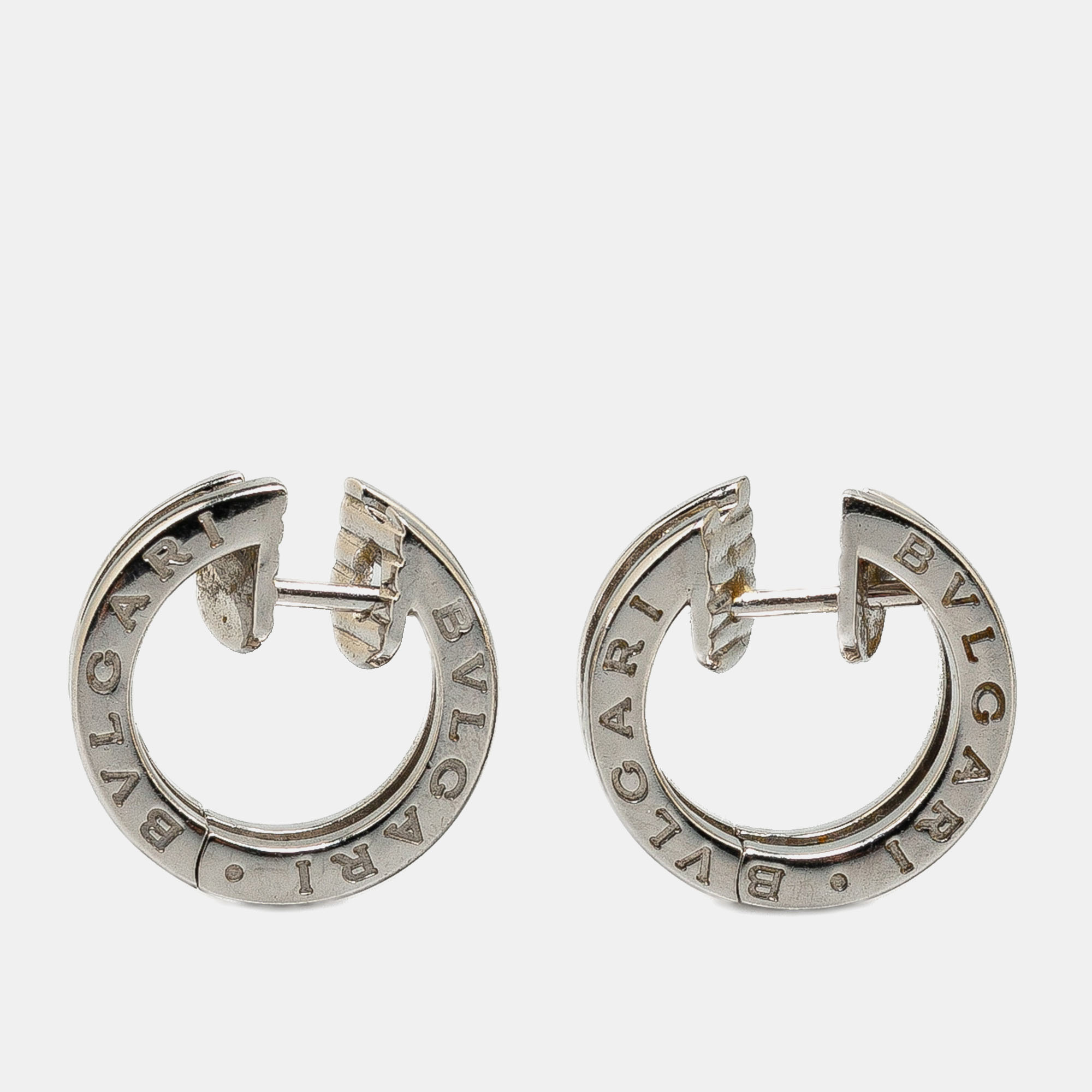 

Bvlgari 18K White Gold B.Zero1 Hoop Earrings