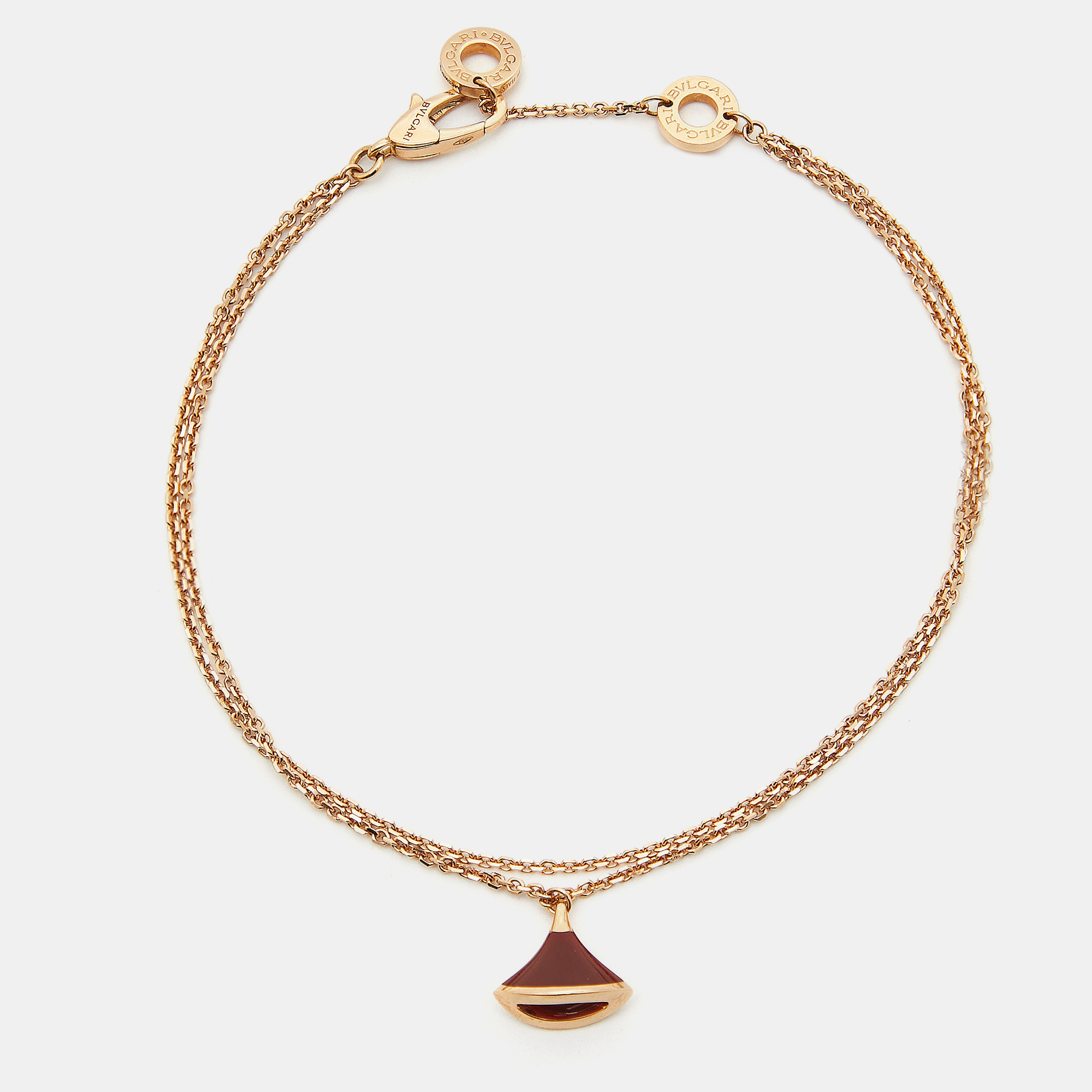 

Bvlgari Divas' Dream Carnelian 18k Rose Gold Bracelet