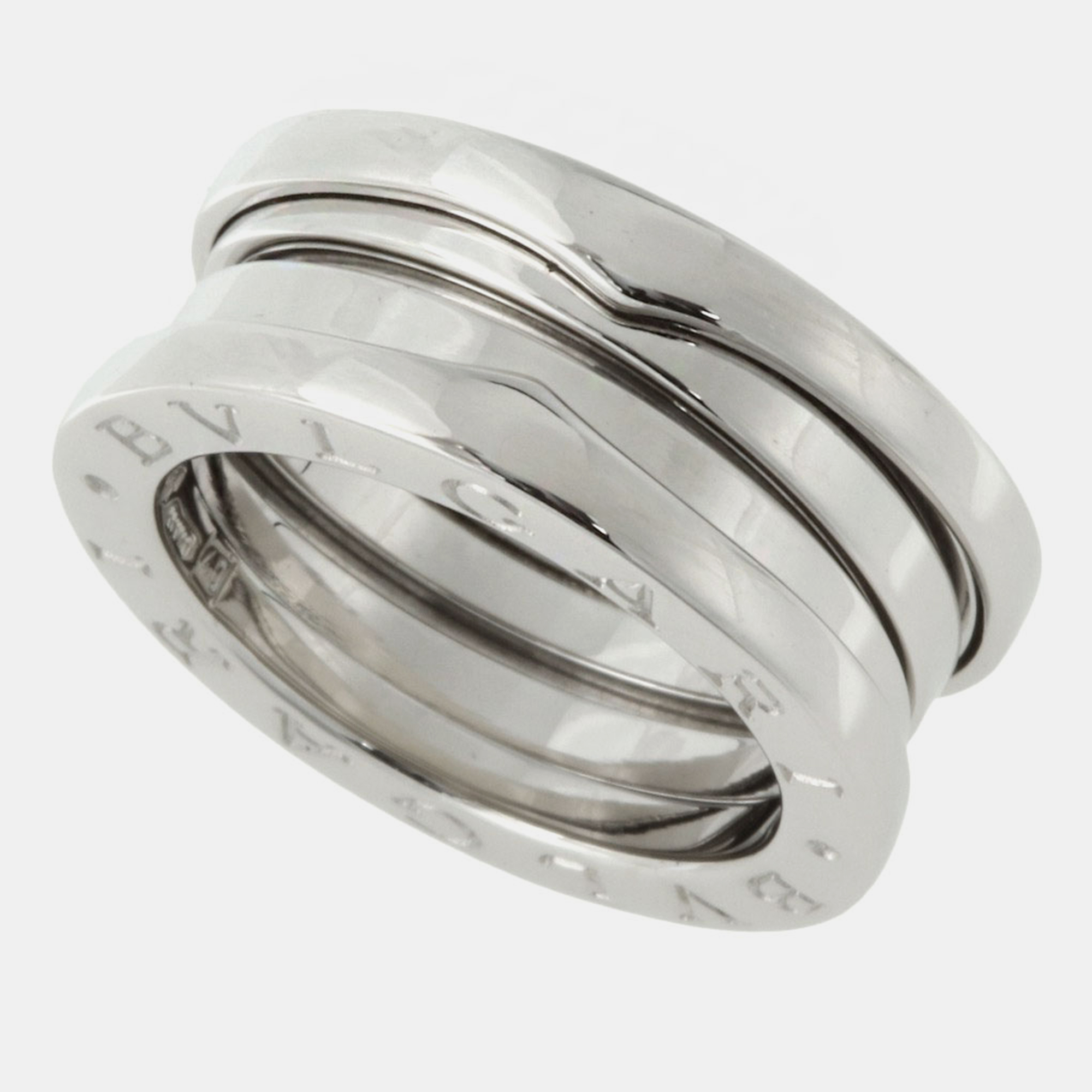 

Bvlgari 18K White Gold B.Zero1 Ring EU 49