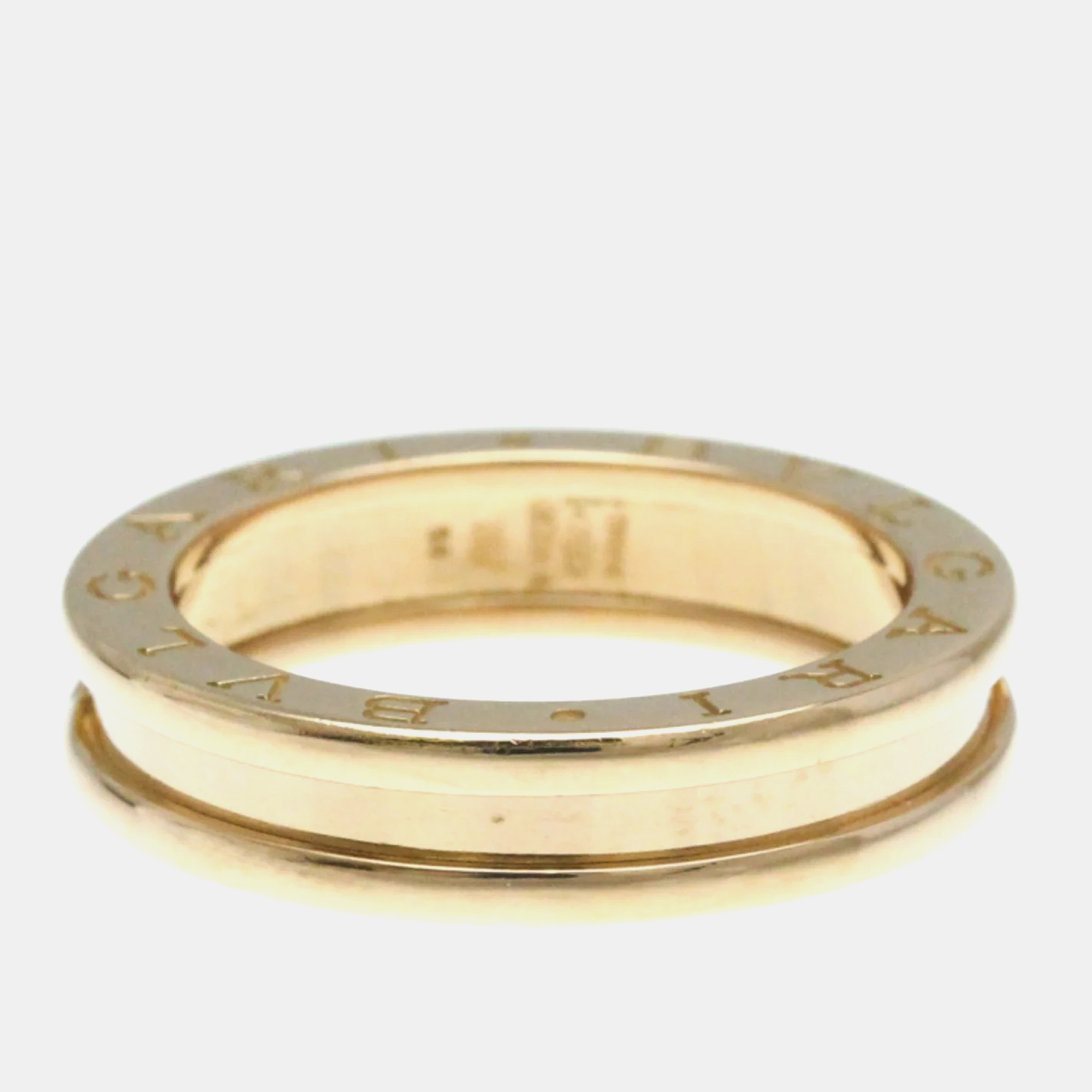 

Bvlgari 18K Rose Gold B.Zero1 Band Ring EU 54