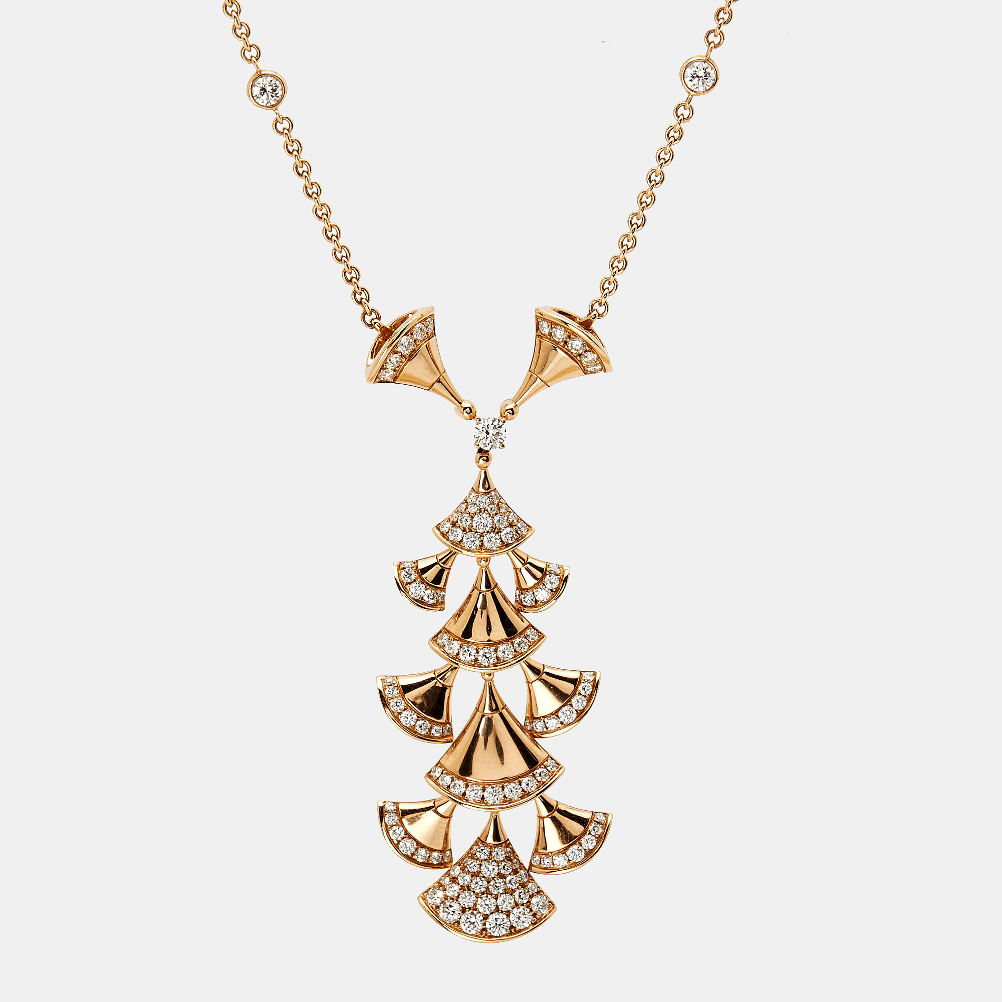 

Bvlgari Divas' Dream Diamonds 18k Rose Gold Necklace