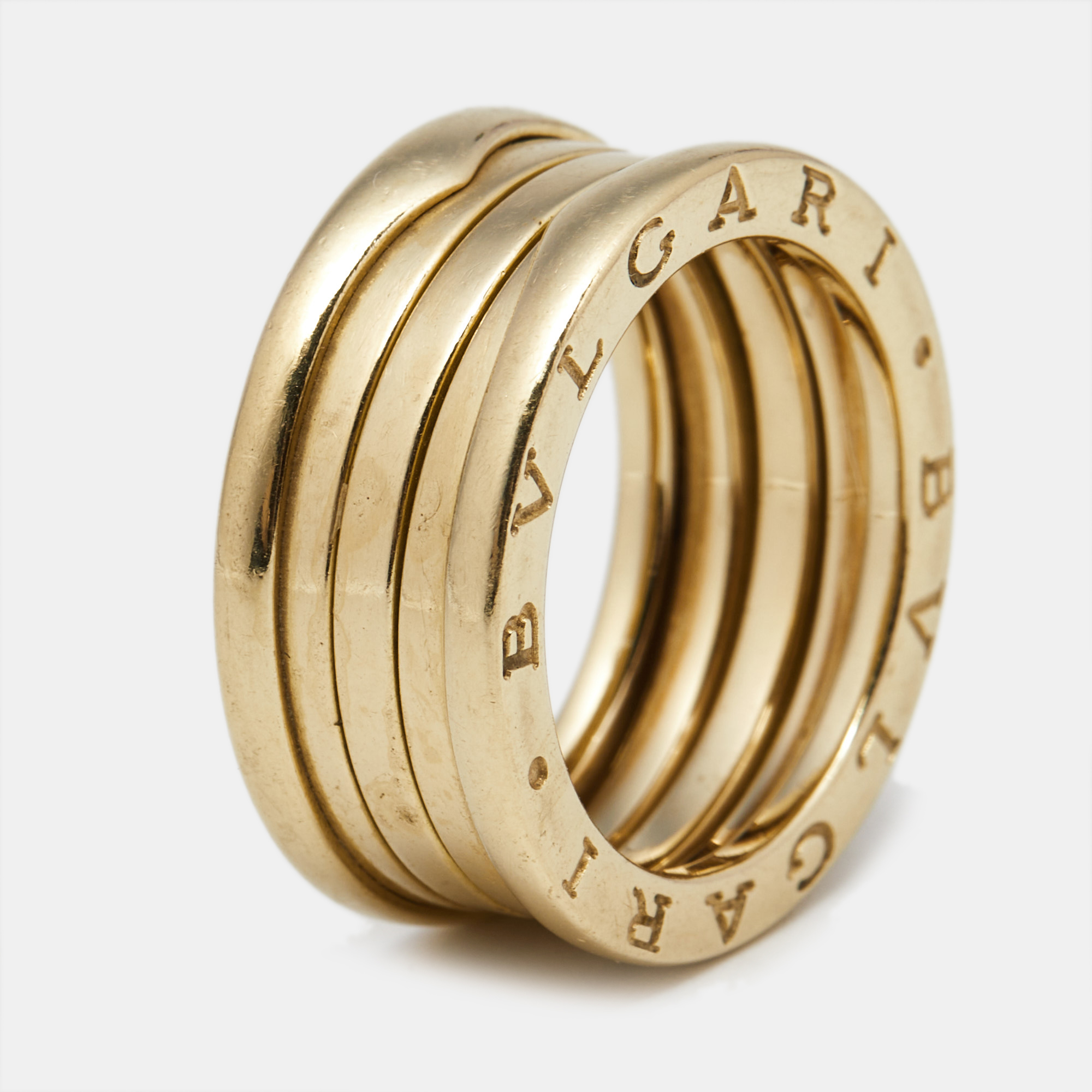 

Bvlgari B.Zero1 4-Band 18k Yellow Gold Band Ring Size