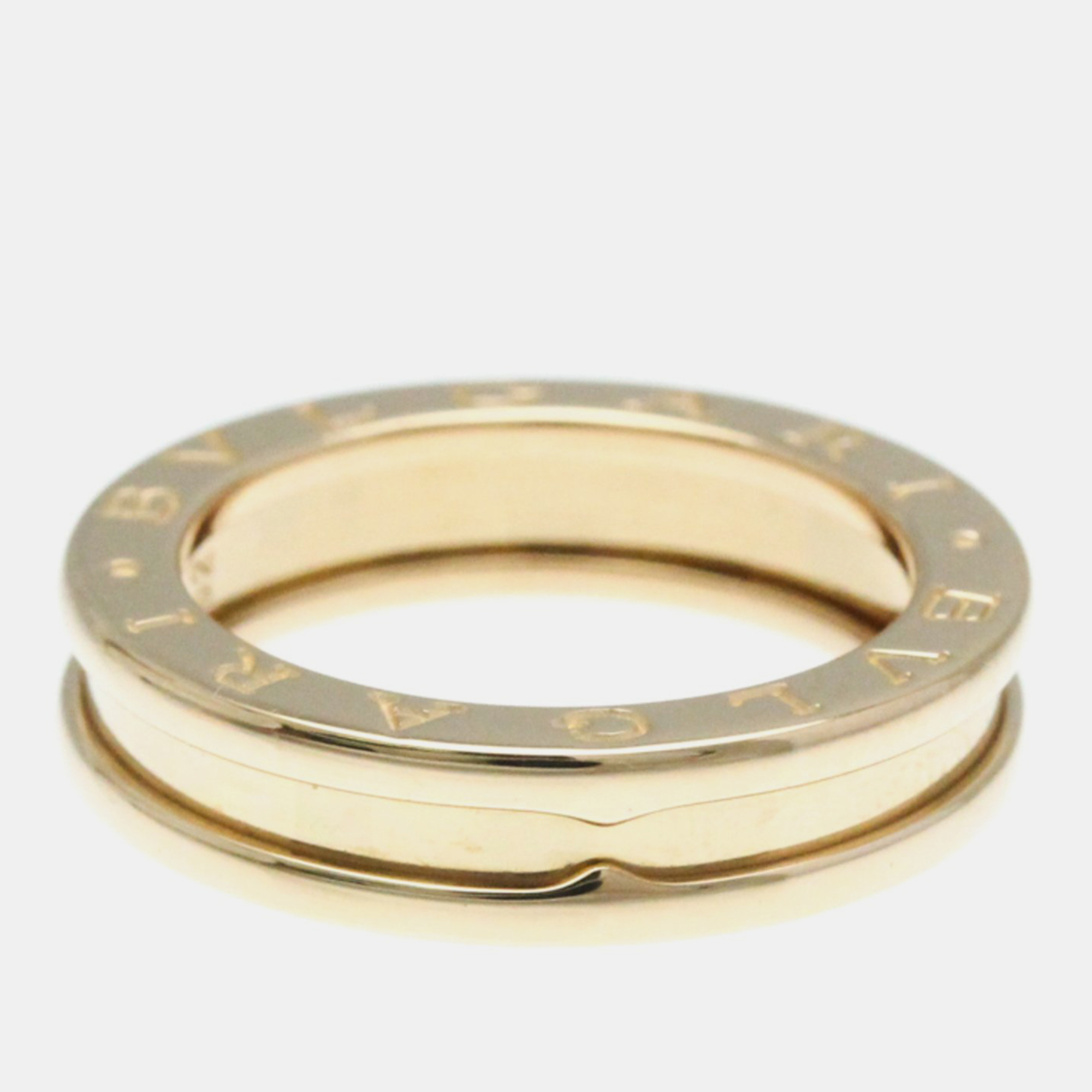 

Bvlgari 18K Rose Gold B.Zero1 Band Ring EU 52