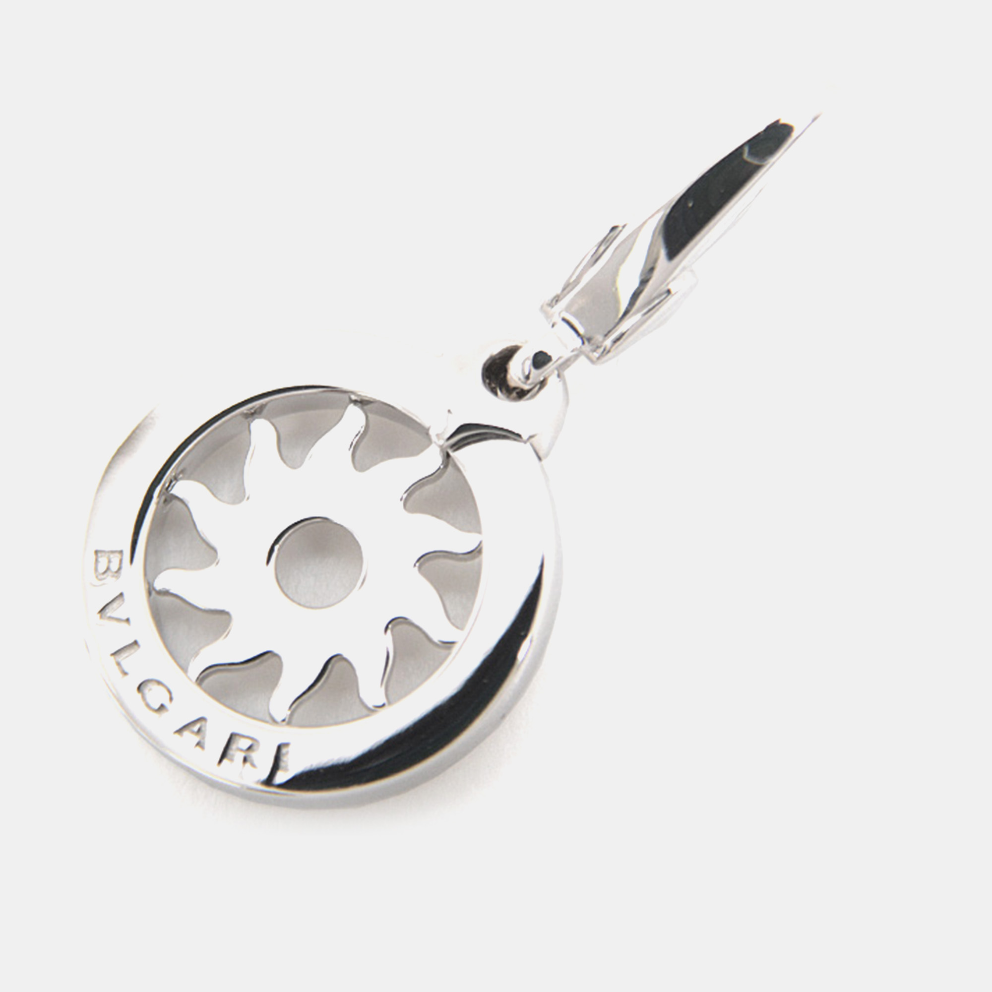 

Bvlgari 18K White Gold Tondo Sole Charm Pendant