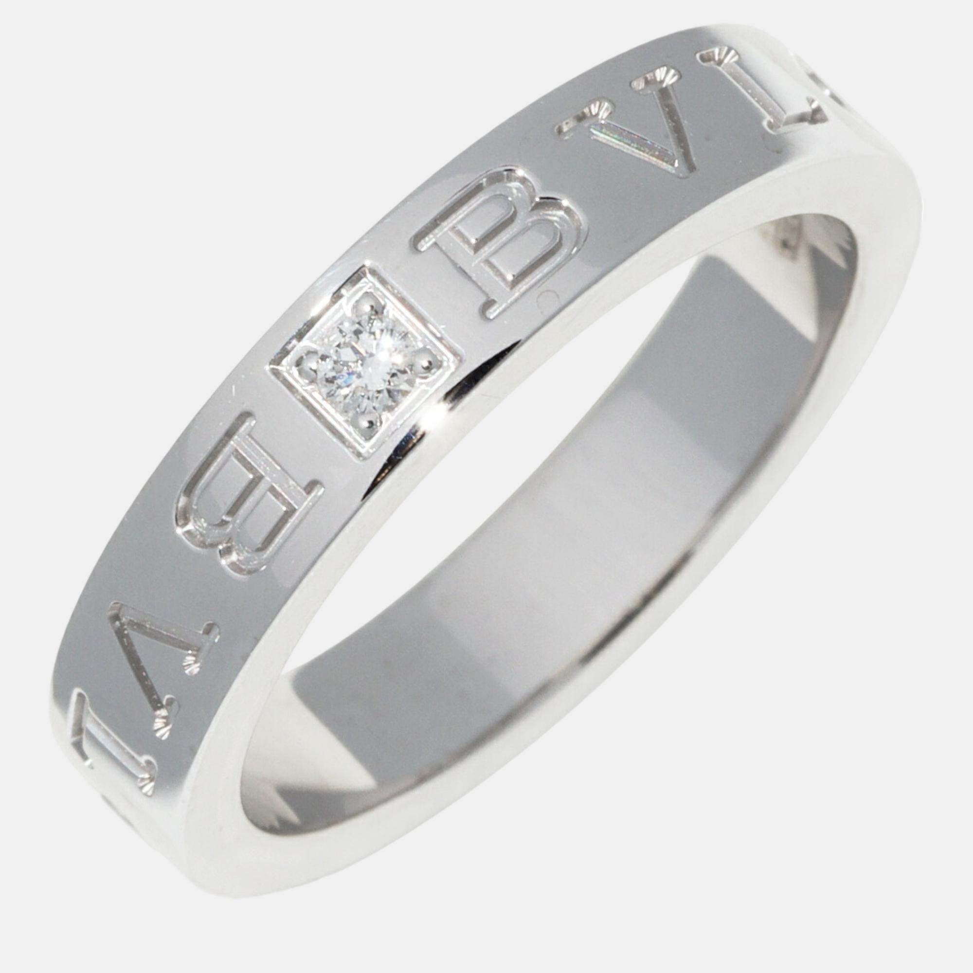 

Bvlgari 18K WG Diamond B.ZERO1 Ring White Size US 2