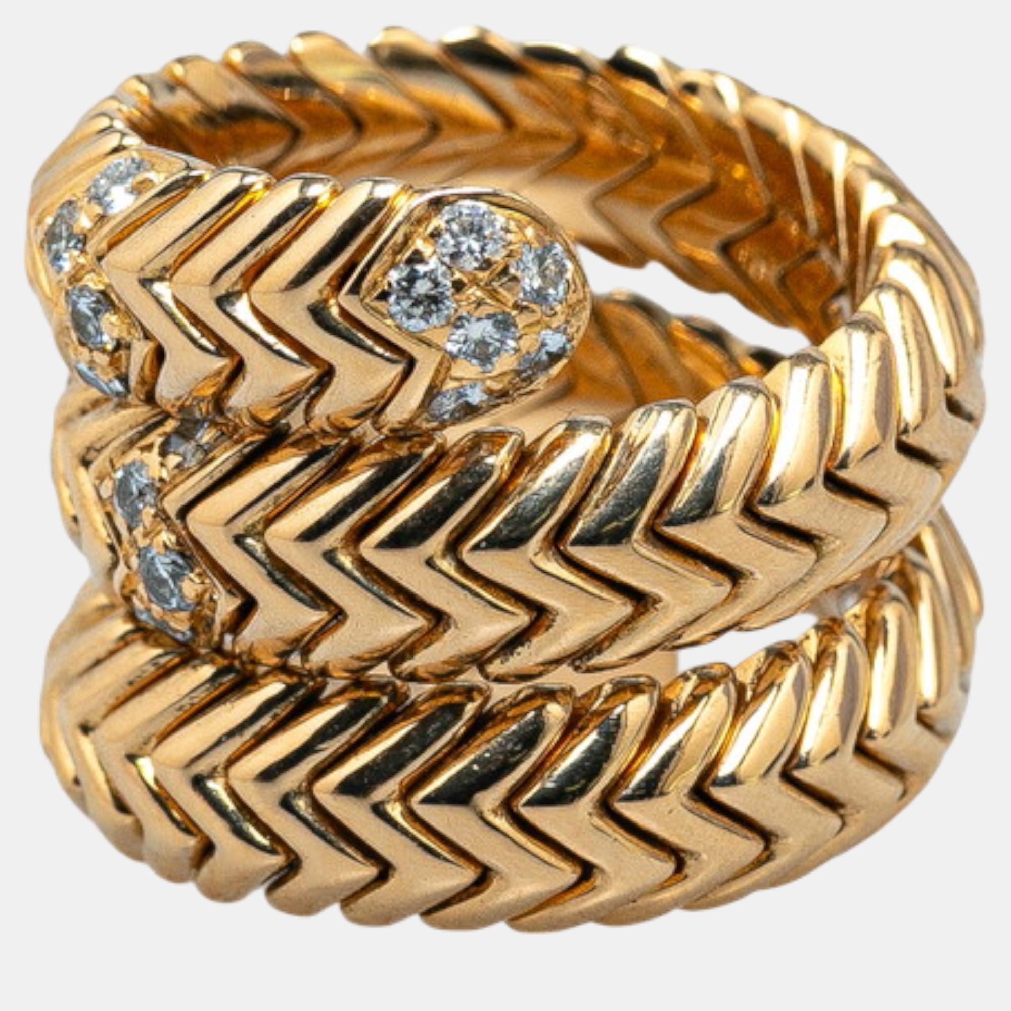 

Bvlgari 18K Yellow Gold Yellow Gold Spiga Ring