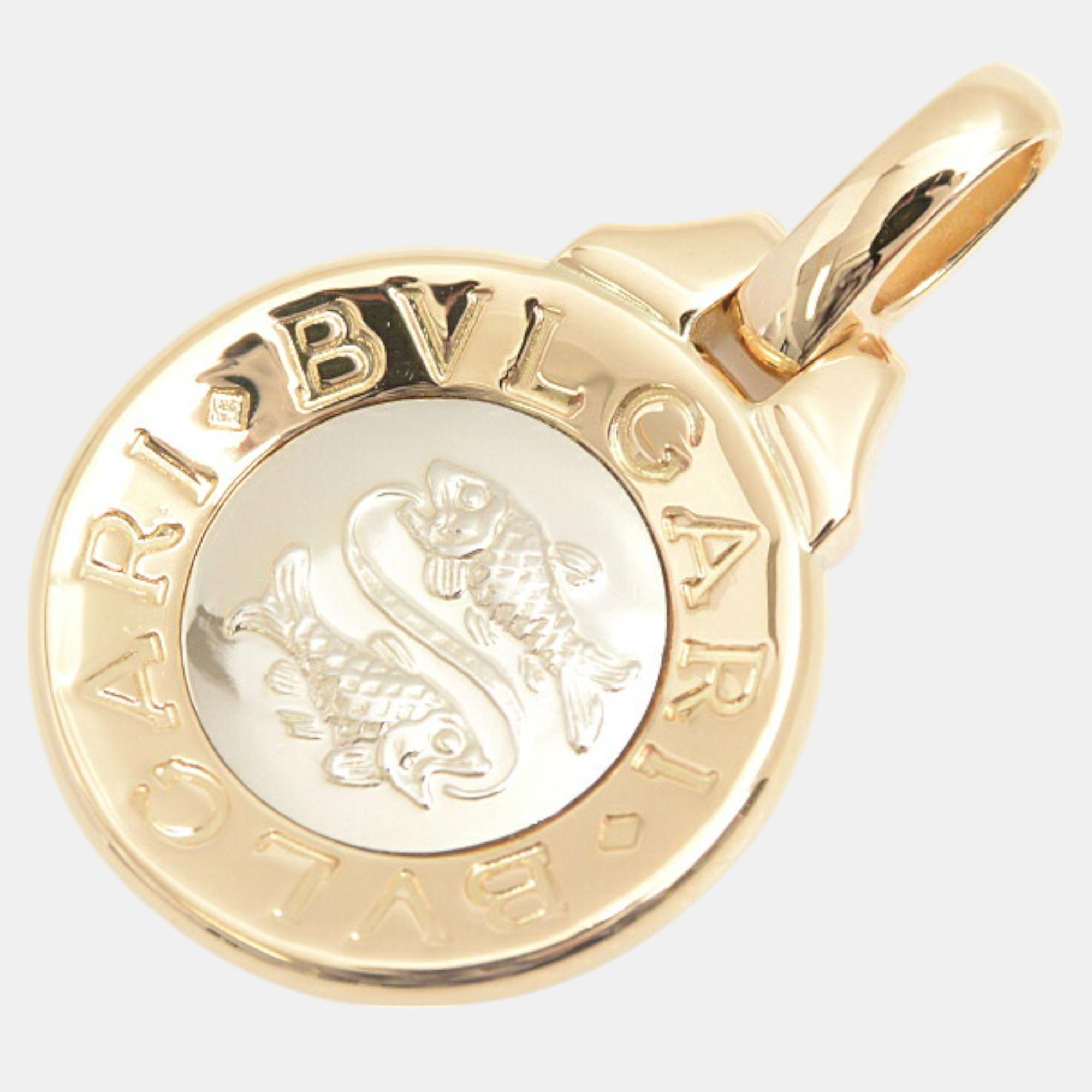 

Bvlgari Horoscope Pisces Pendant 750Yellow GoldÃWhite Gold Gold