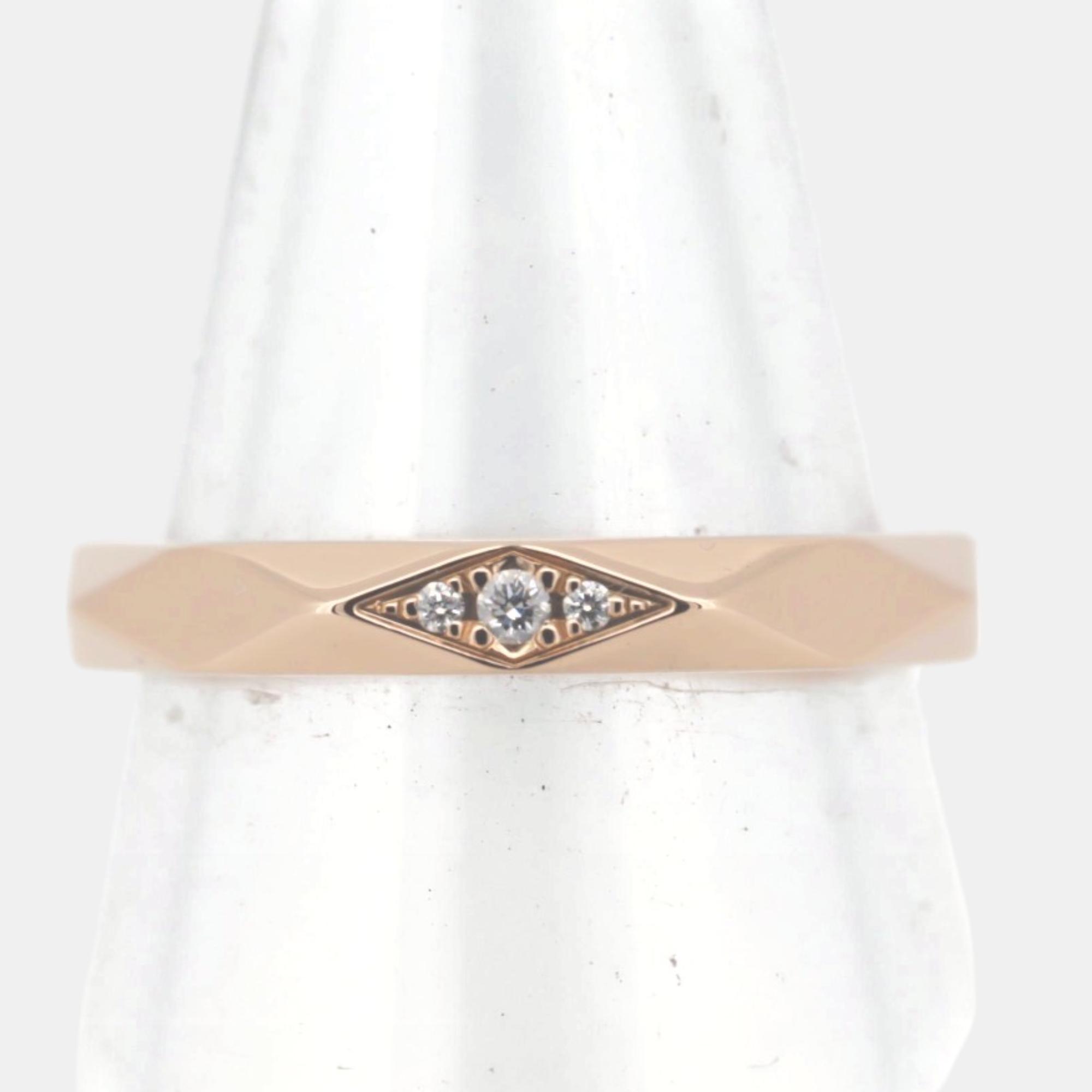 

Bvlgari 18K Pink Gold Pink Gold Diamond Facet Ring Size