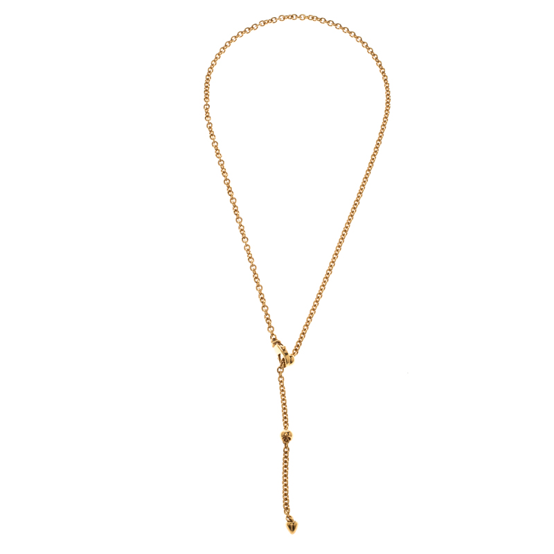 Bvlgari Catene 18k Yellow Gold Adjustable Chain Necklace Bvlgari | TLC