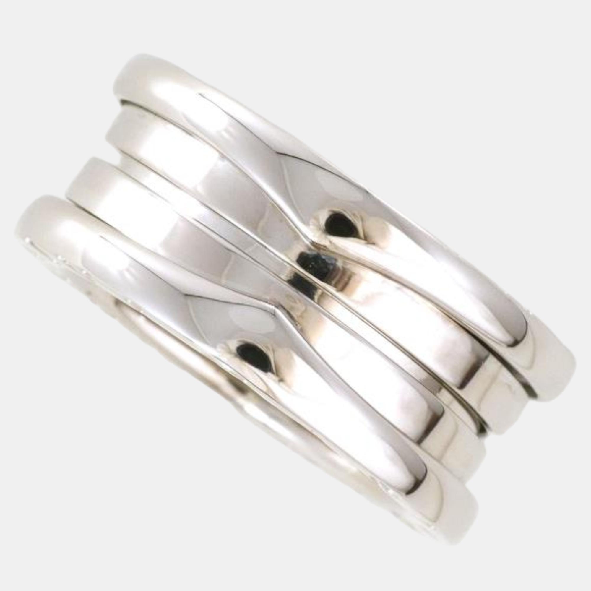 

Bvlgari B.Zero1 18K WG Ring 8.5 White Metal