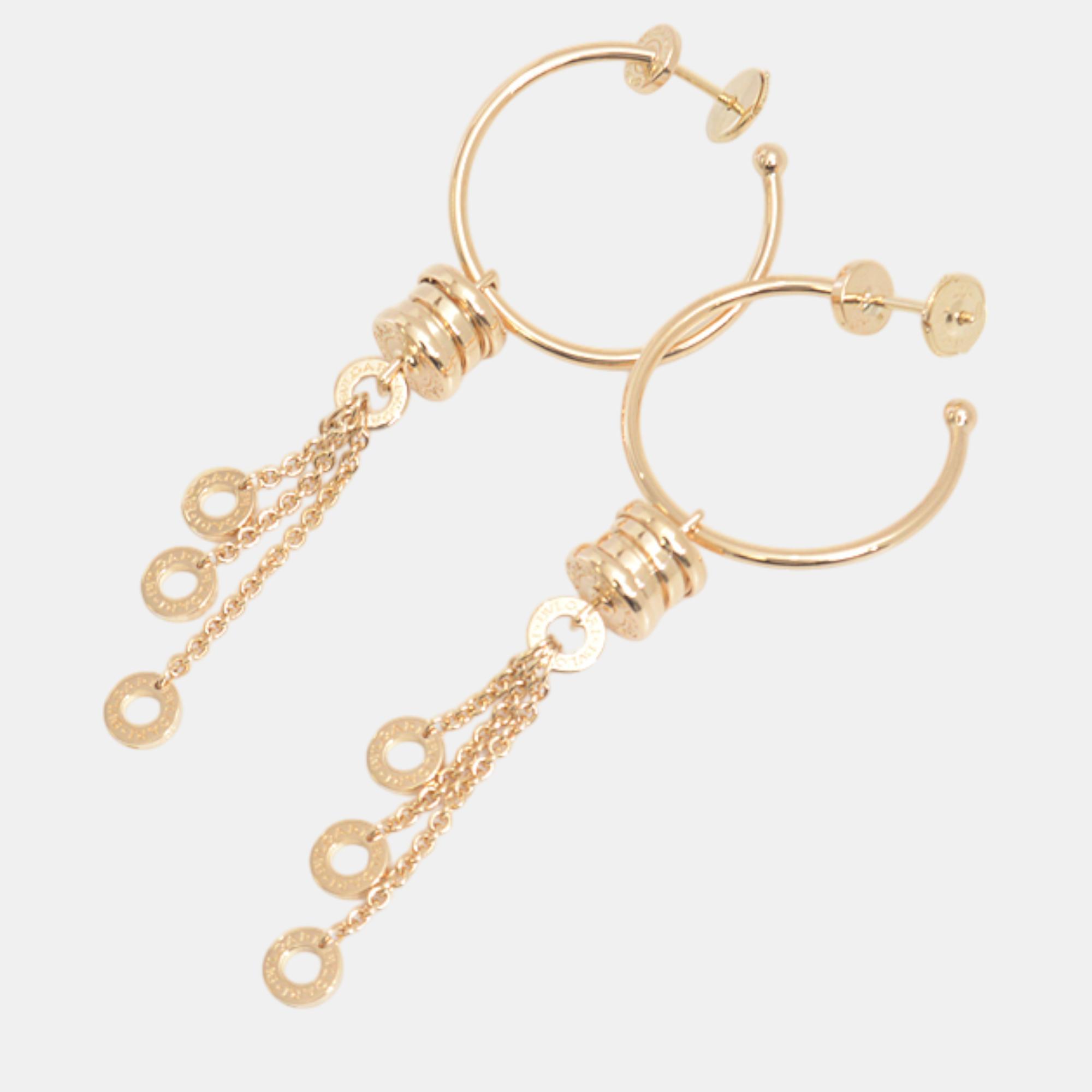 

Bvlgari B-ZERO1 Element Earrings Yellow Gold 750Yellow Gold Gold Metal