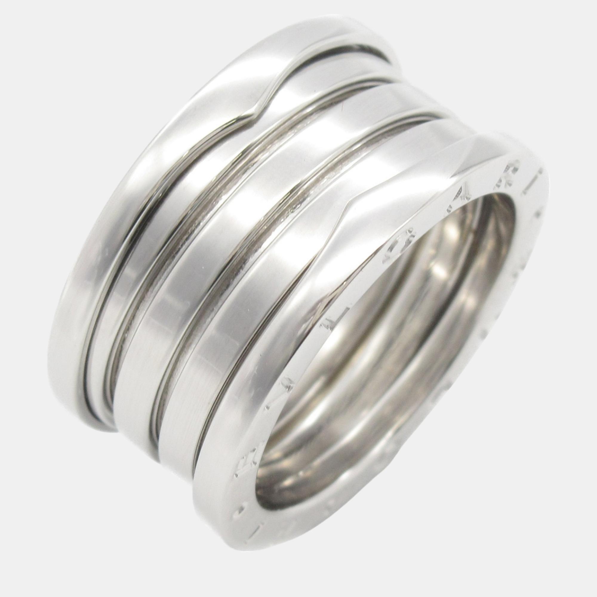 

Bvlgari 18K White Gold B.zero1 Ring EU 55