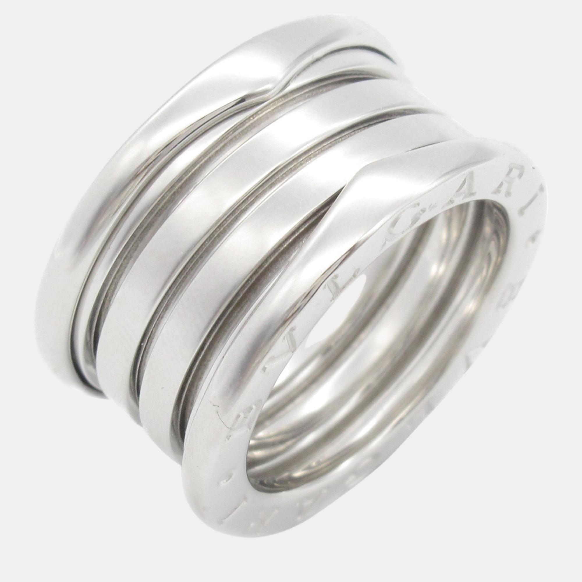 

Bvlgari 18K White Gold B.zero1 Ring EU 50