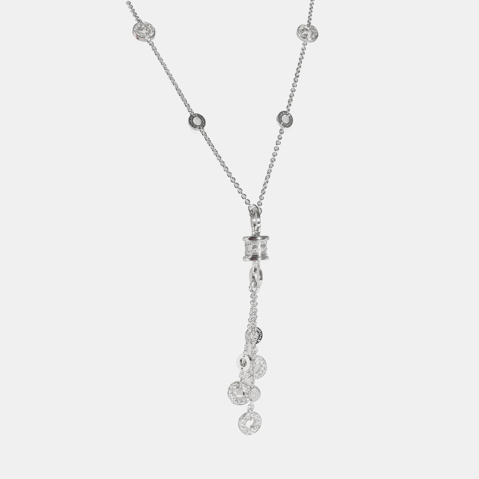 

Bvlgari 18K White Gold 1.65 CTW B.zero1 Necklace