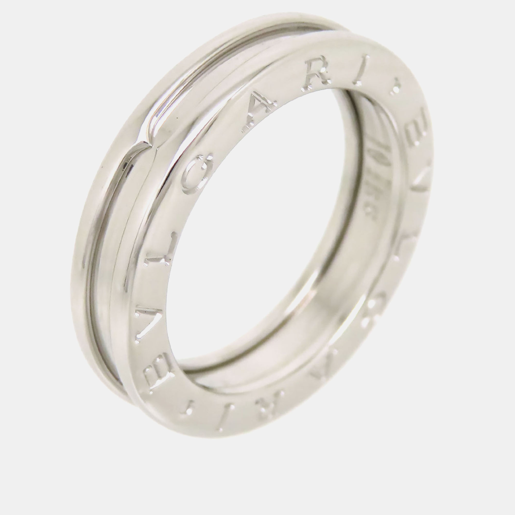 

Bvlgari 18K White Gold B.Zero1 Band Ring EU 53