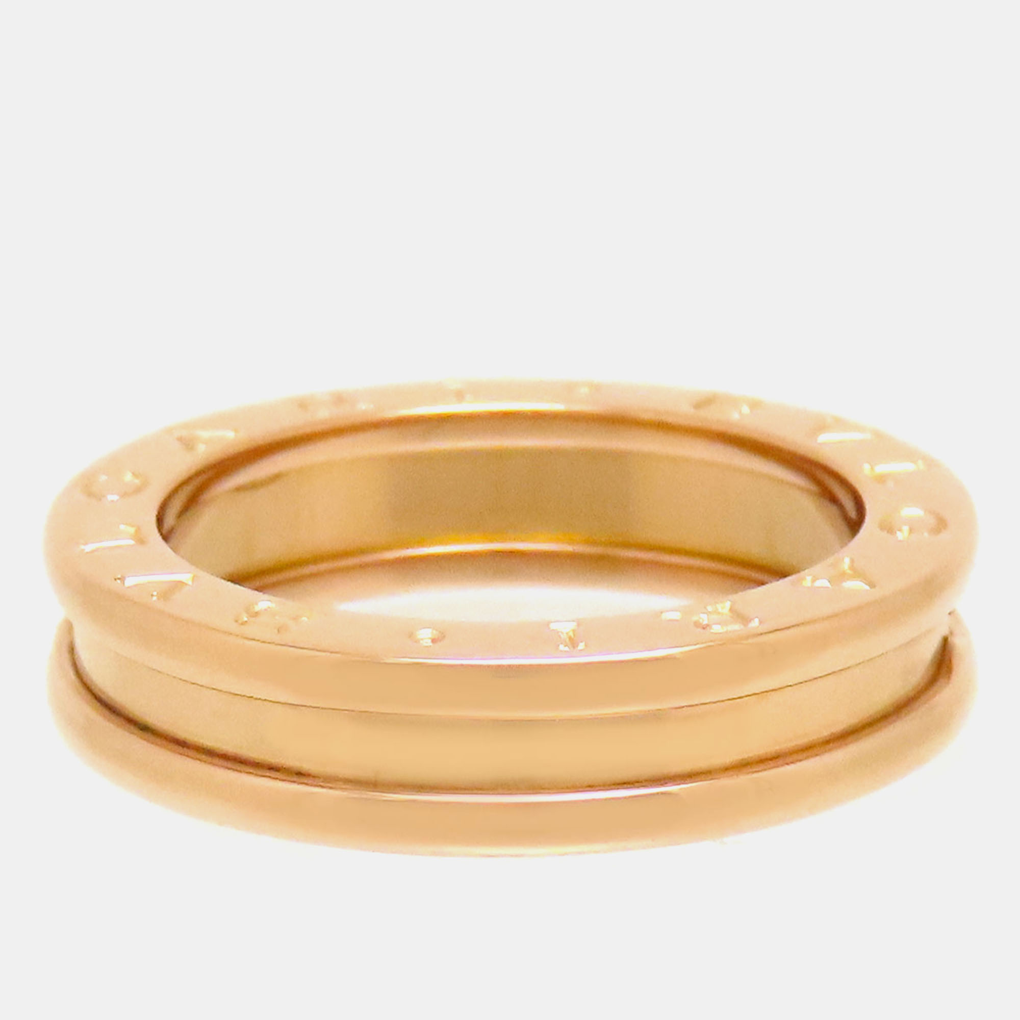 

Bvlgari 18K Rose Gold B.Zero1 Band Ring EU 52