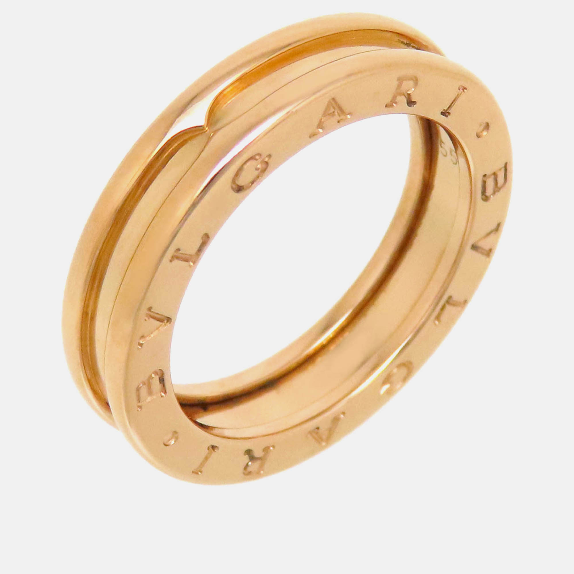 

Bvlgari 18K Rose Gold B.Zero1 Band Ring EU 55