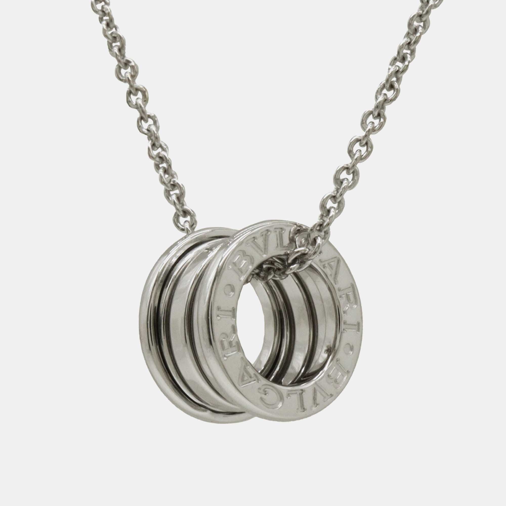 

Bvlgari B-Zero1 Necklace 18K Wg White Gold White Metal