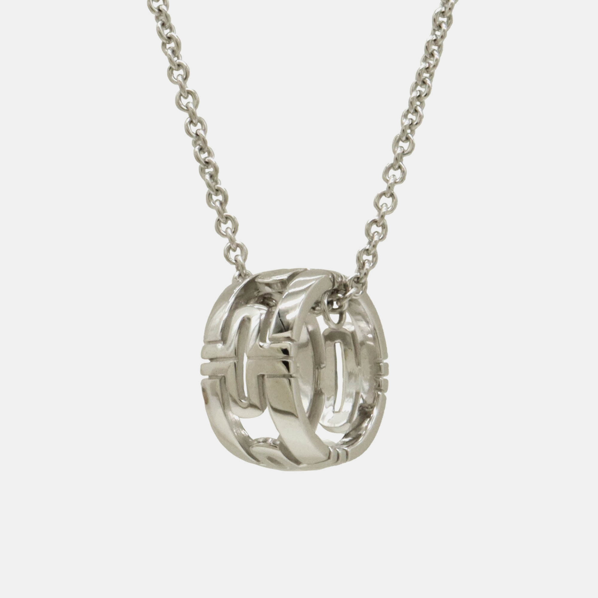 

Bvlgari Parentesi Necklace Pendant White Gold White Metal