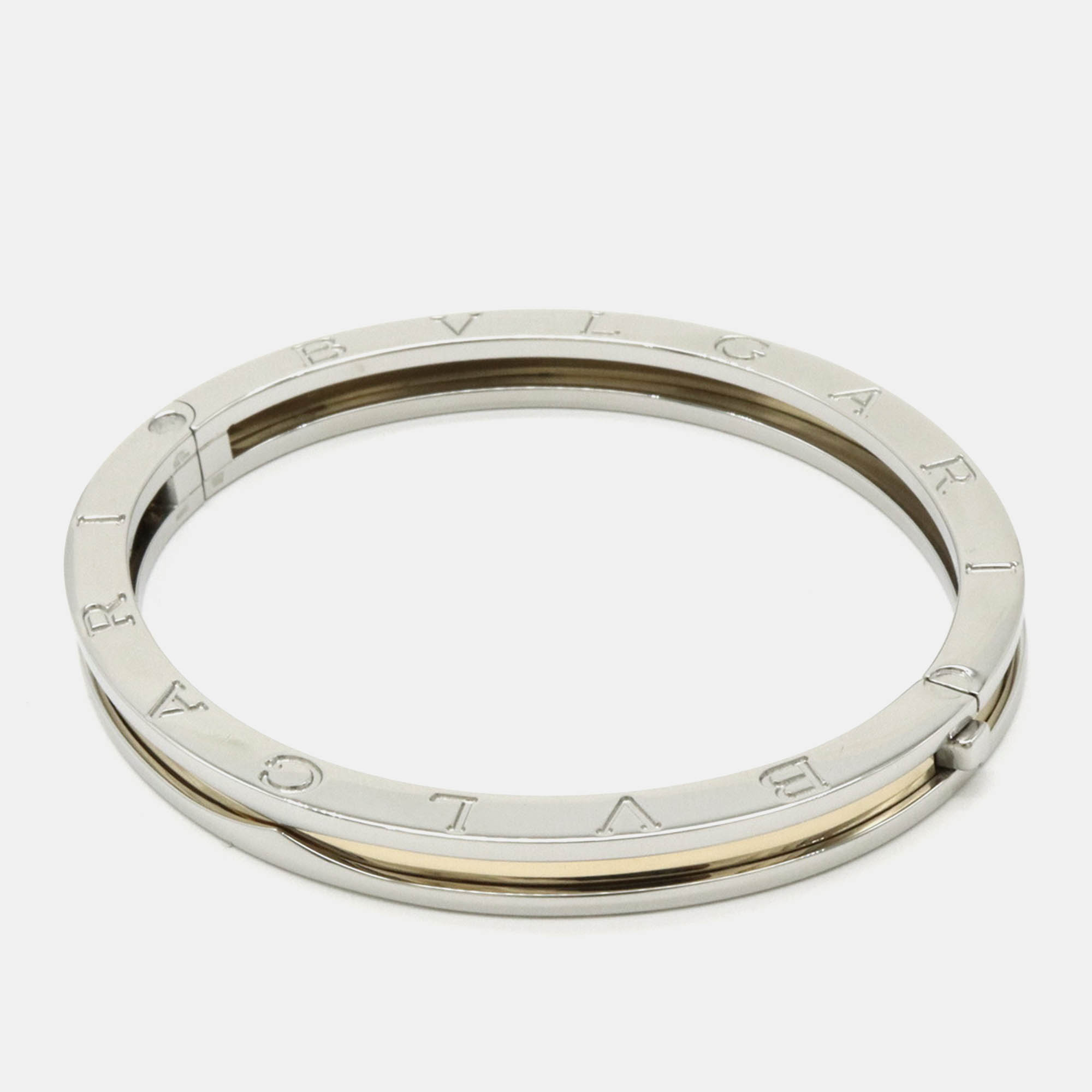 

Bvlgari B.Zero1 Bangle Bracelet Ss 18K Yg Gold Metal