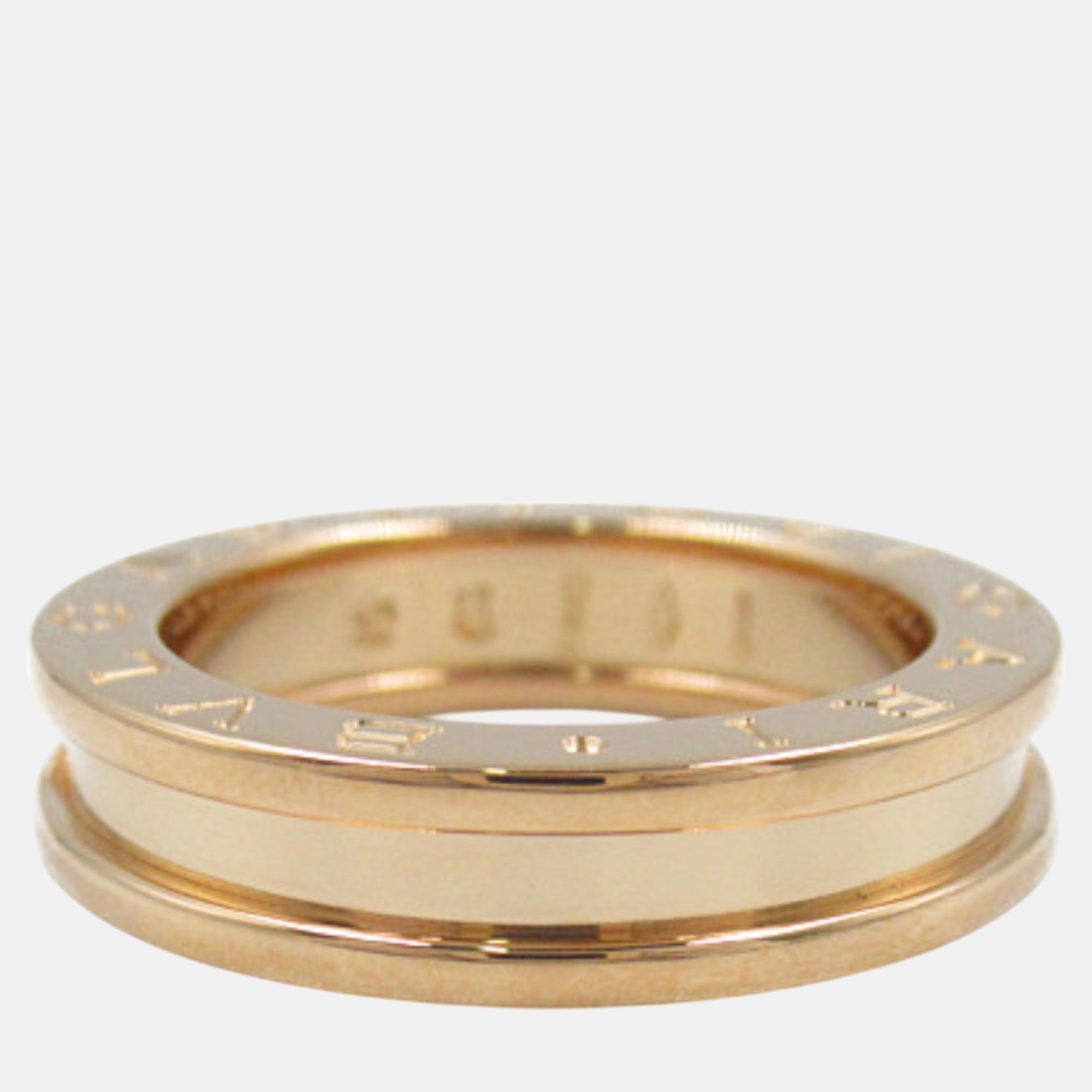 

Bvlgari 18K Rose Gold B.Zero1 Band Ring EU 51