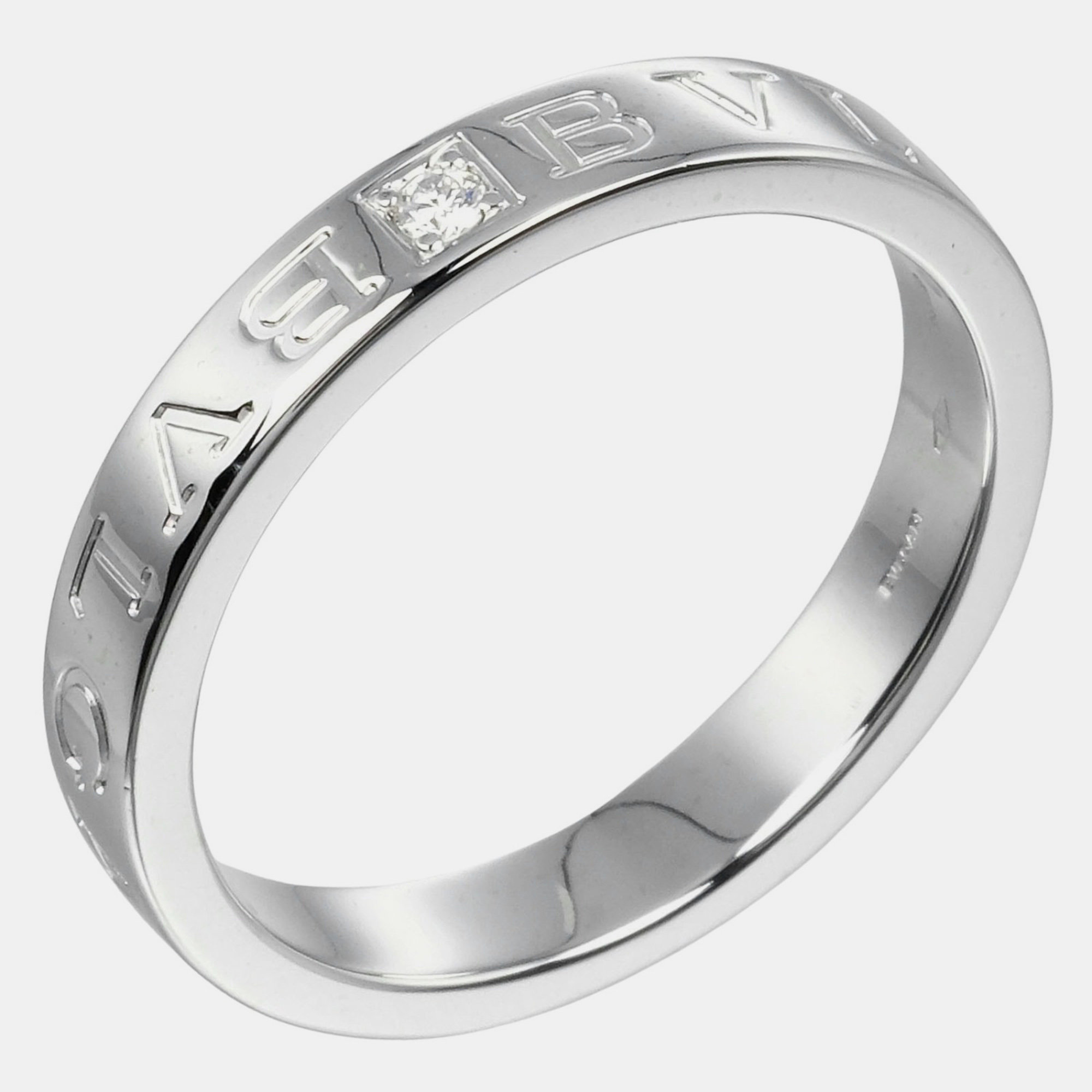 

Bvlgari 18K White Gold Diamond B.Zero1 Essential Ring