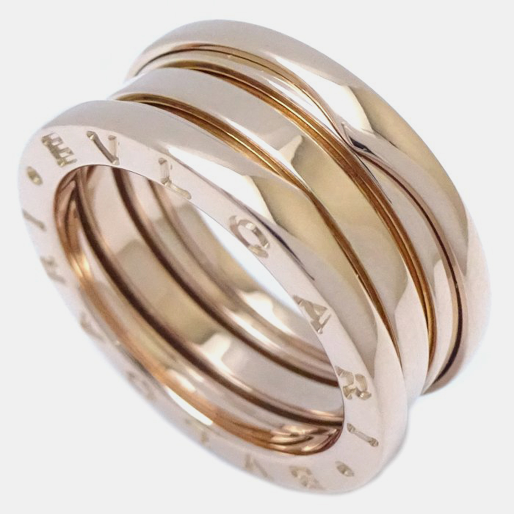 

Bvlgari 18K Rose Gold B.Zero1 Band Ring EU 53