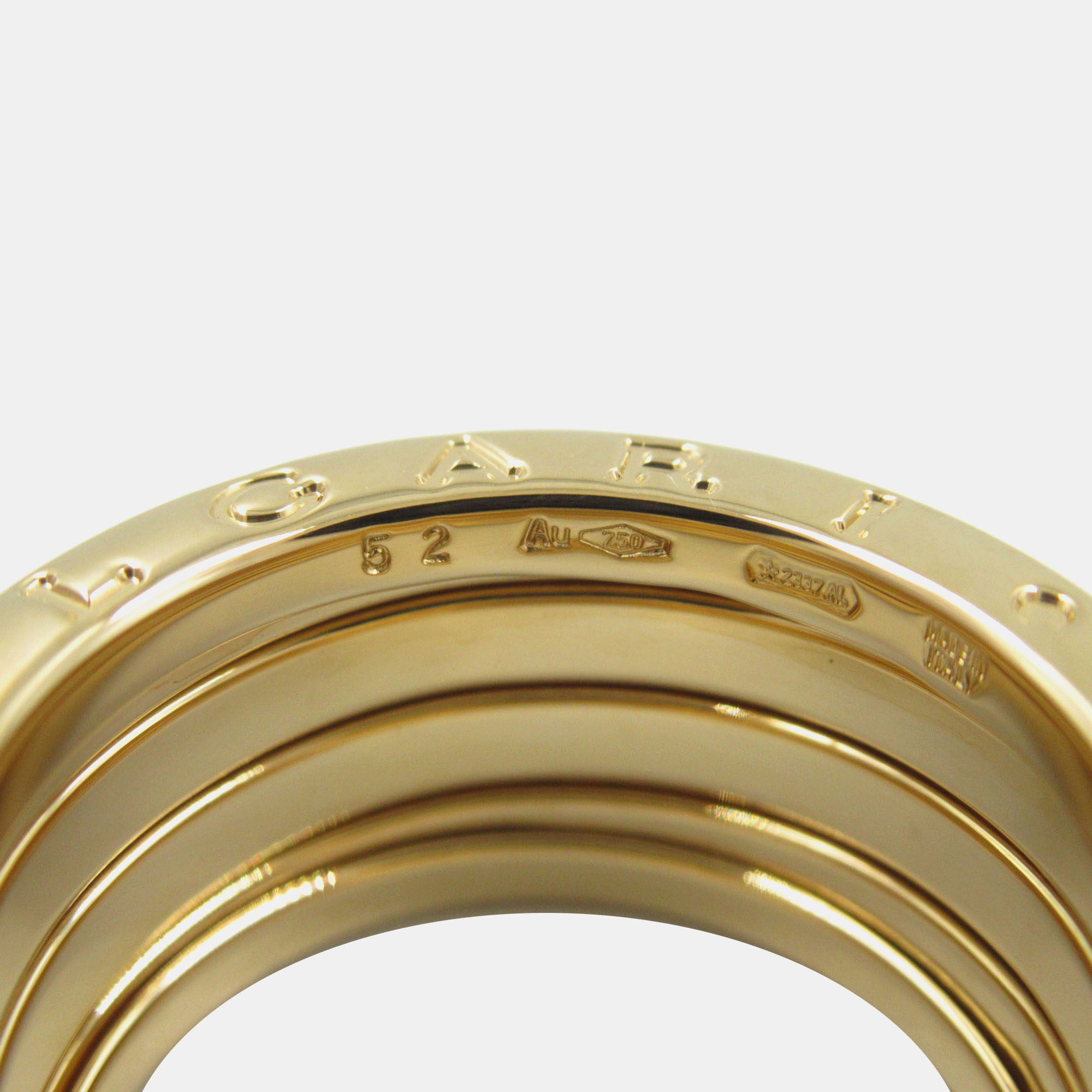 Bvlgari Yellow Gold  B.Zero1 3-Band Ring EU 51 