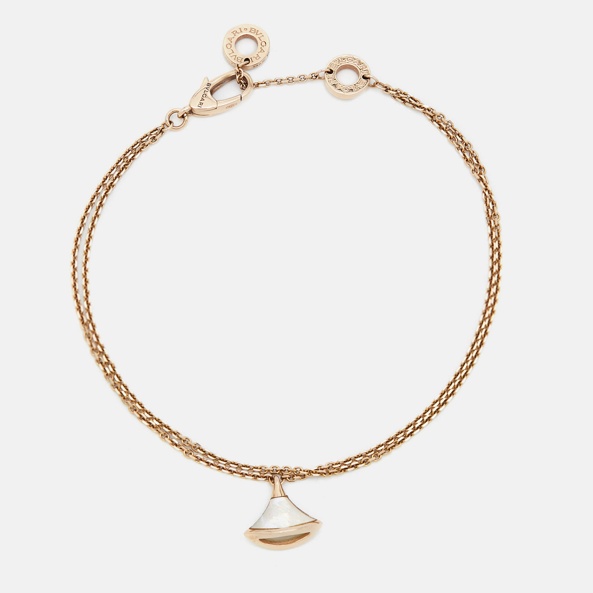 

Bvlgari Divas' Dream Mother of Pearl 18k Rose Gold Bracelet SM