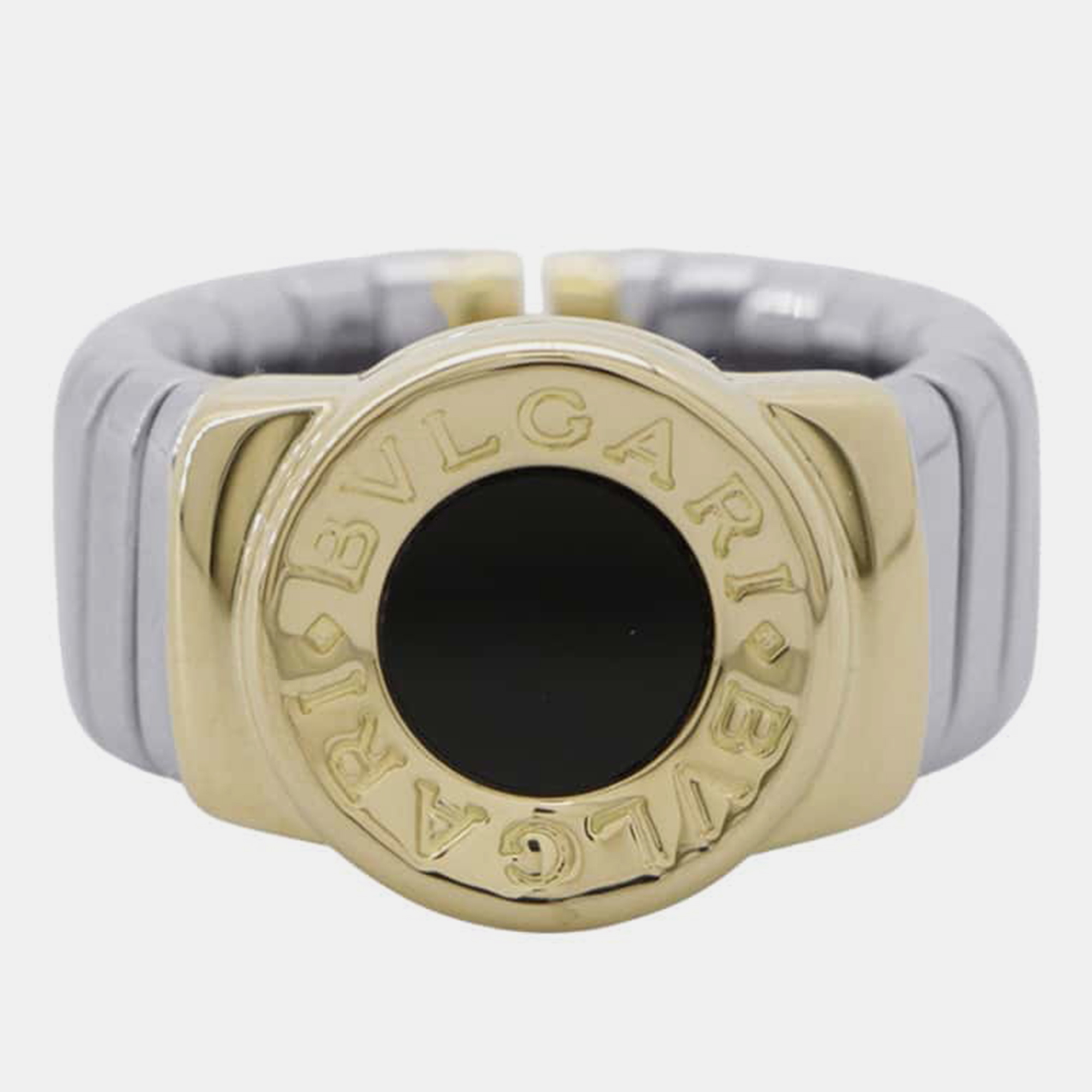 

Bvlgari Bvlgari Tugabogas Ring Size Approximately 8Th Stainless Steel 18k Yellow Gold