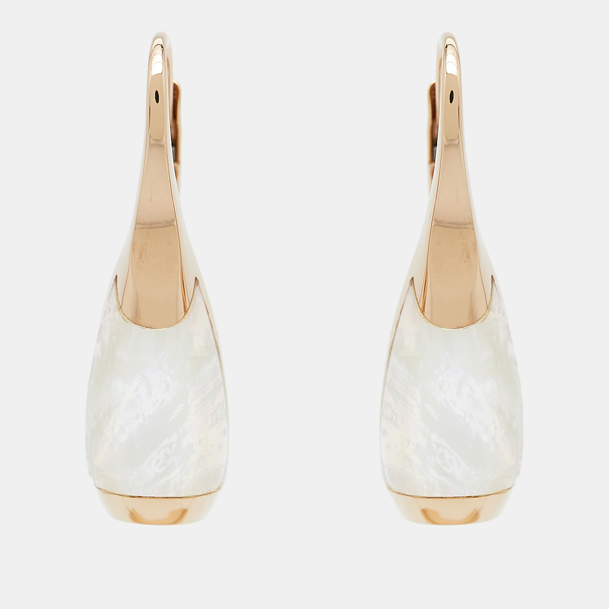 

Bvlgari MVSA Mother of Pearl 18k Rose Gold Earrings