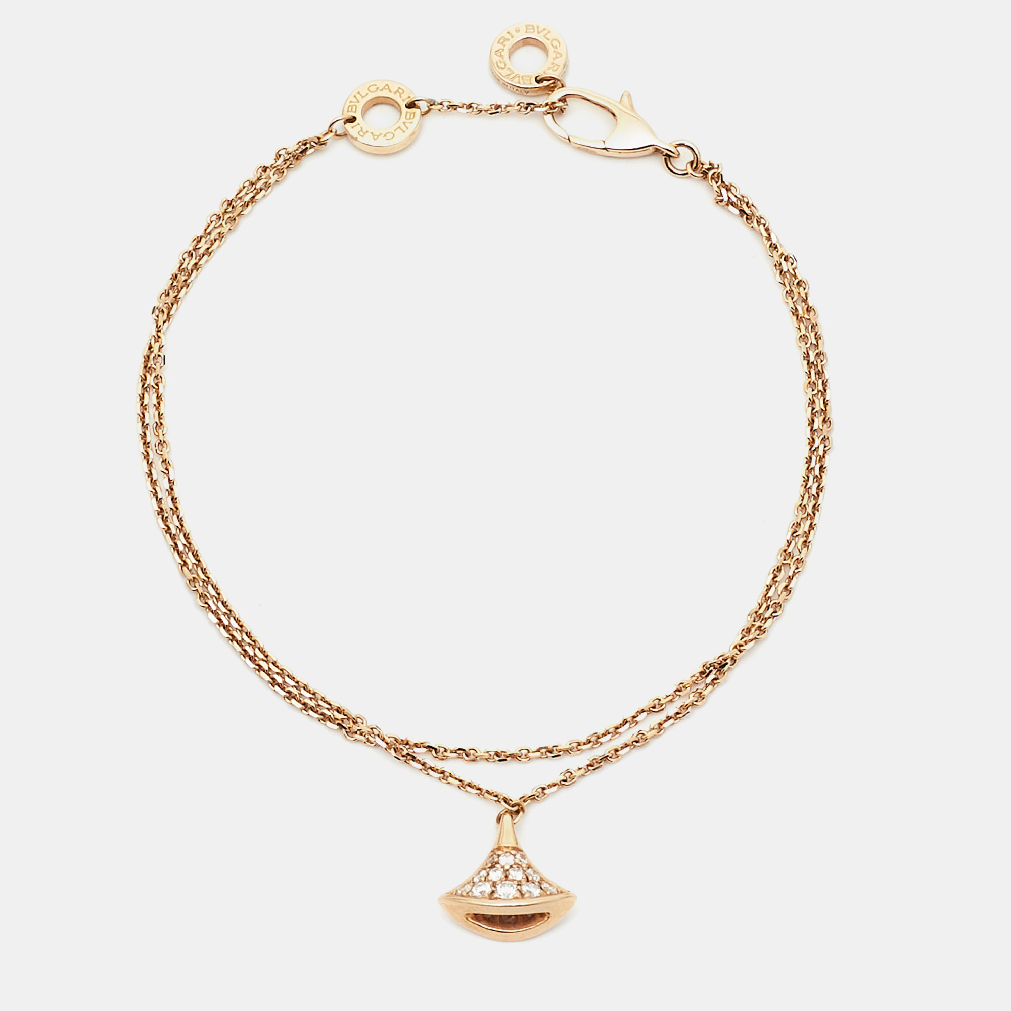 

Bvlgari Divas' Dream Diamond 18k Rose Gold Bracelet SM