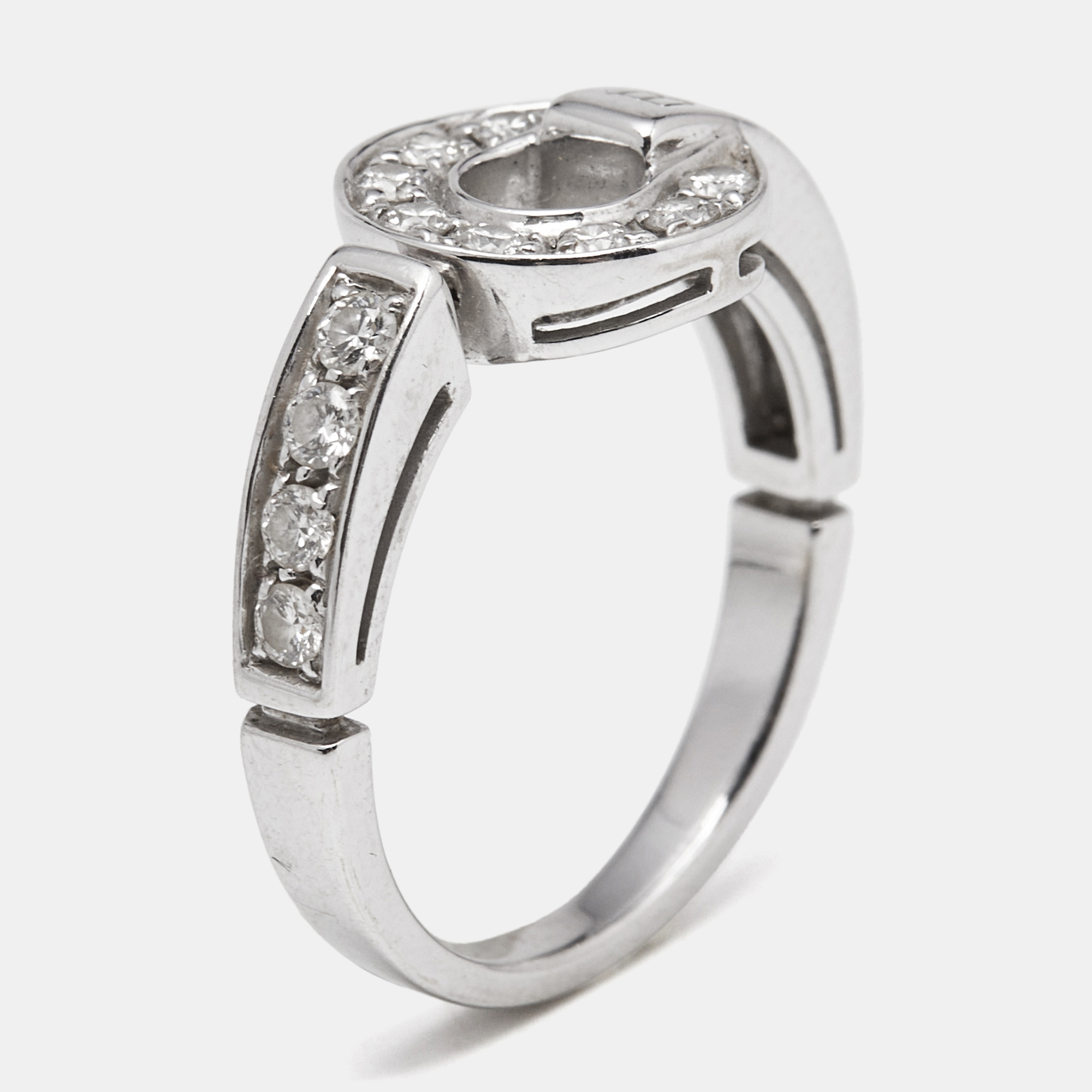 

Bvlgari Bvlgari Diamonds 18k White Gold Ring Size
