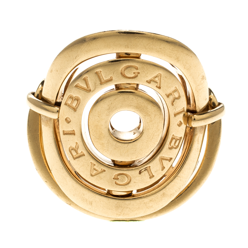 Bvlgari Cerchi 18k Yellow Gold Ring Size 57