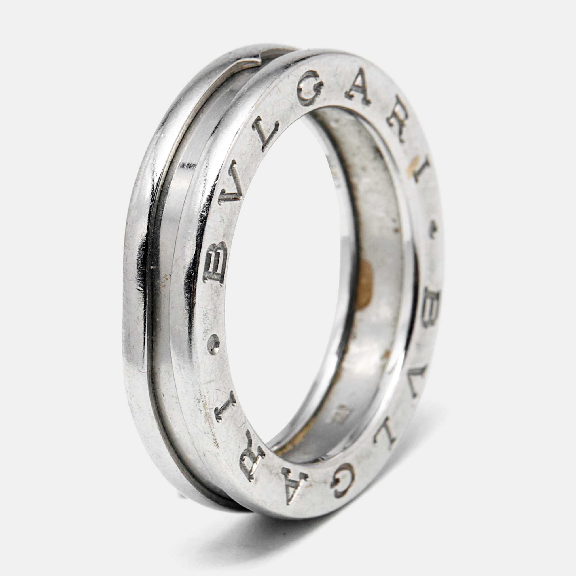 

Bvlgari B.Zero1 1-Band 18k White Gold Ring Size