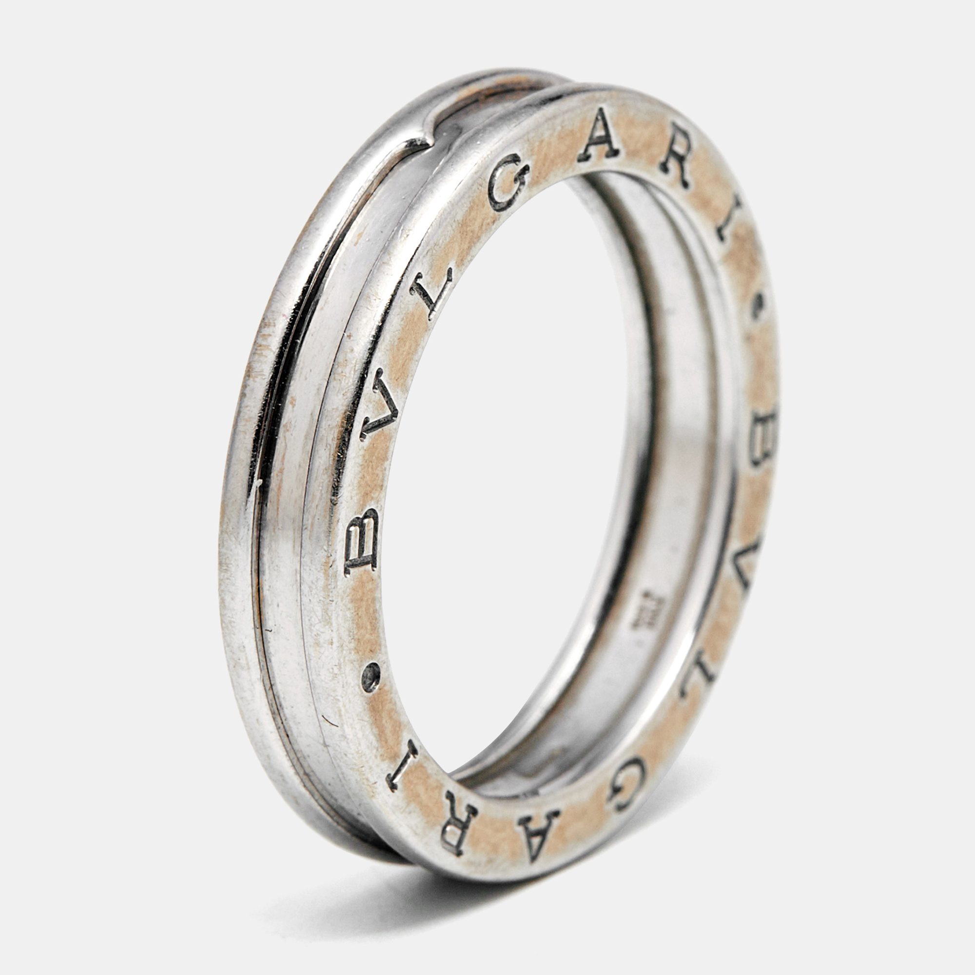 

Bvlgari B.Zero1 1-Band 18k White Gold Ring Size