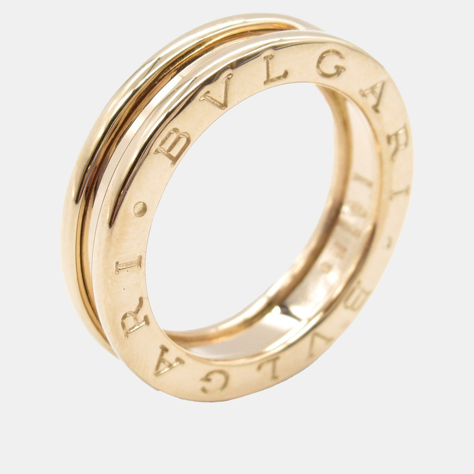 

Bvlgari 18K Rose Gold B.Zero1 Band Ring EU 50