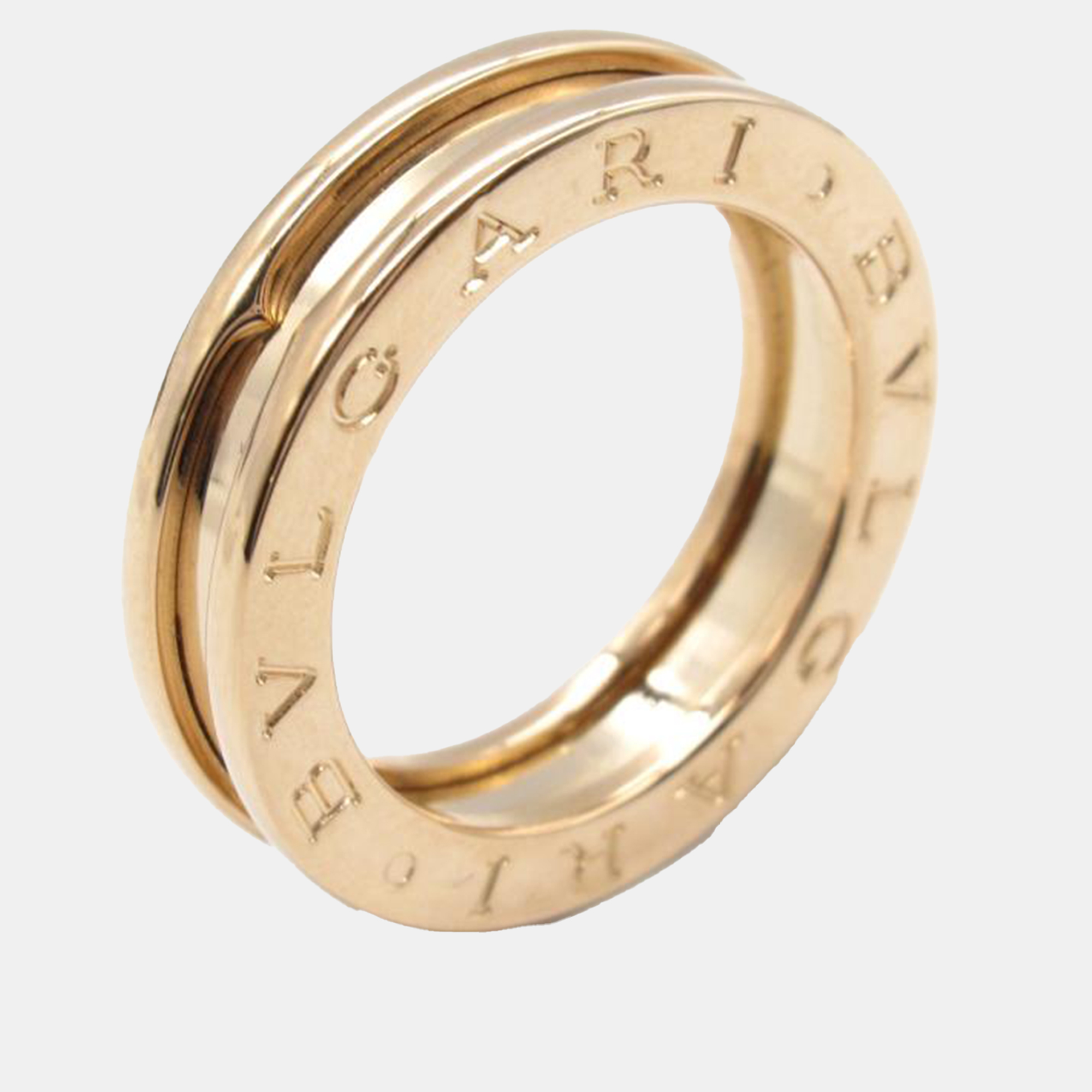 

Bvlgari 18K Rose Gold B.Zero1 Band Ring EU 51