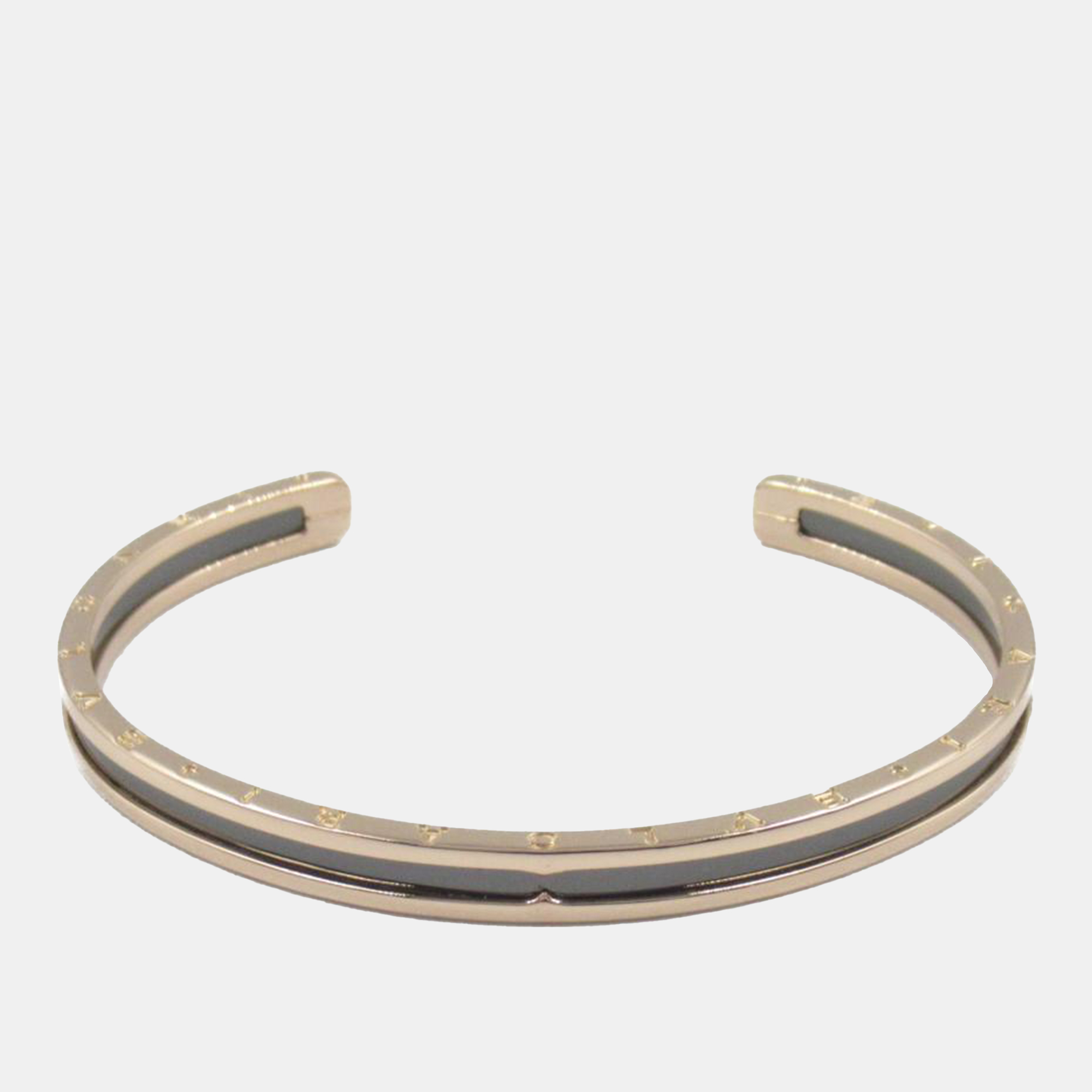 

Bvlgari 18K Rose Gold and Ceramic B.Zero1 Cuff Bracelet