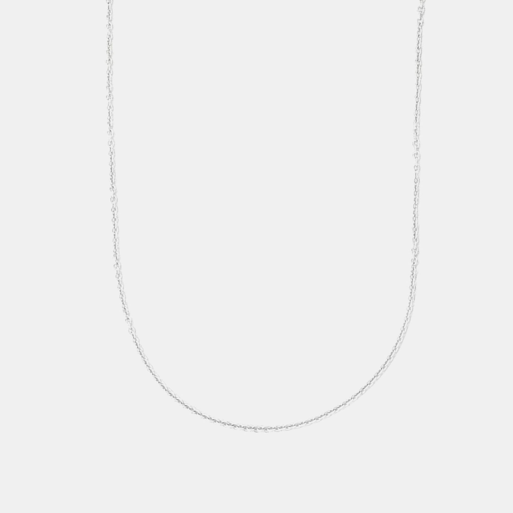

Bvlgari 18K White Gold Chain Necklace