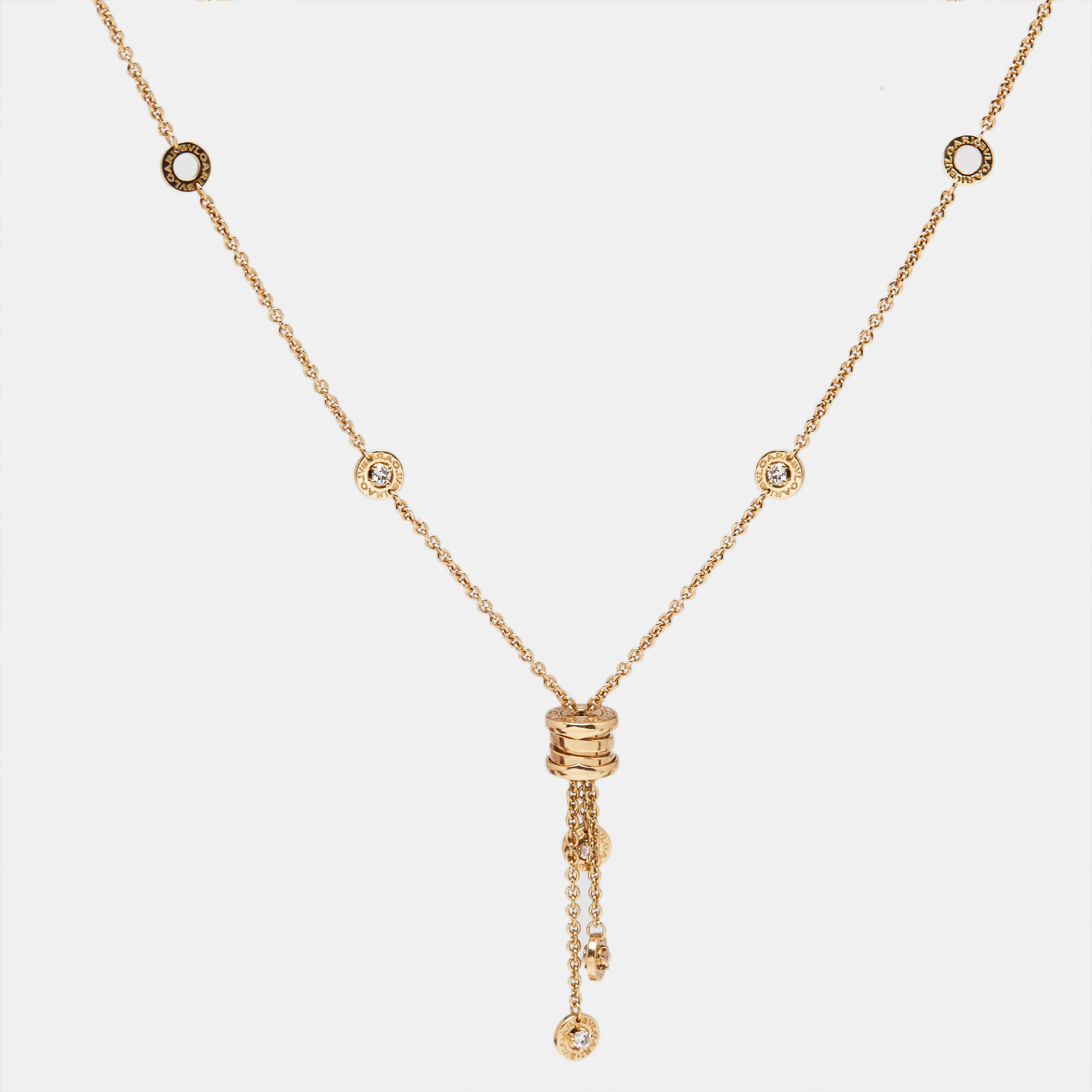 

Bvlgari B.Zero1 Diamonds 18k Yellow Gold Tassel Necklace