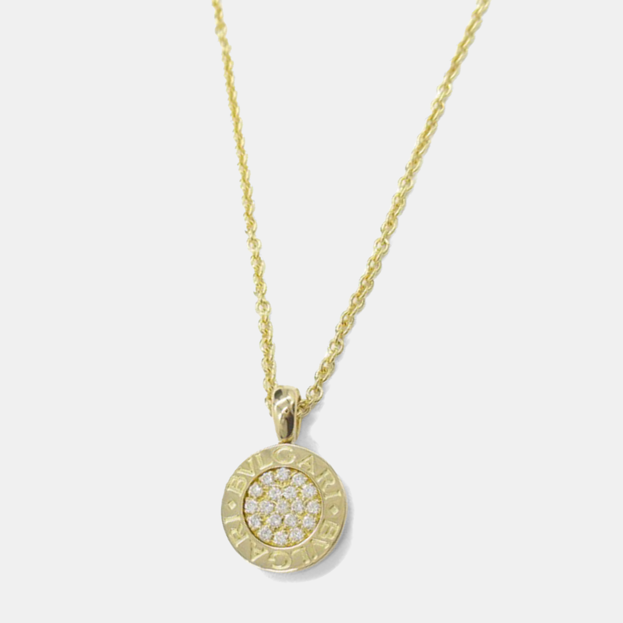 

Bvlgari 18K Yellow Gold Diamond Bvlgari Necklace