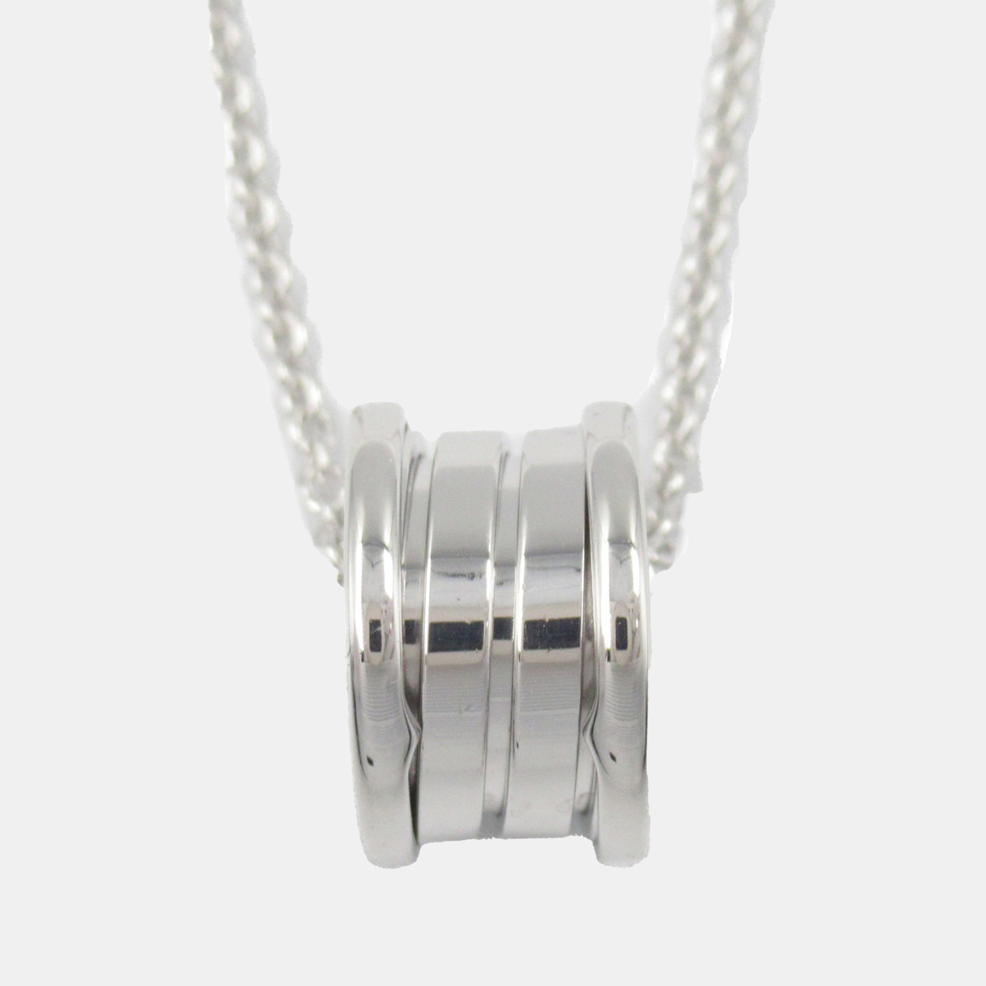 

Bvlgari 18K White Gold Small B.zero1 Pendant Necklace
