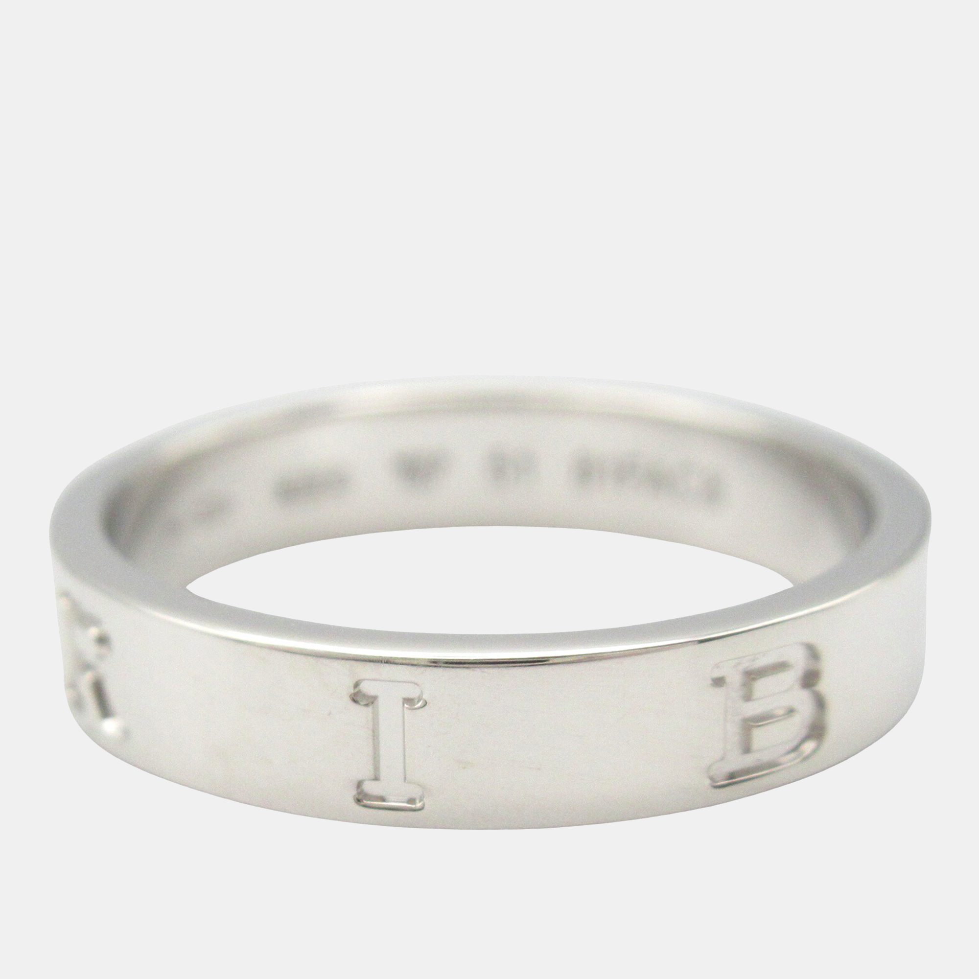 

Bvlgari 18K White Gold B-Zero1 Essential Band Ring EU 51