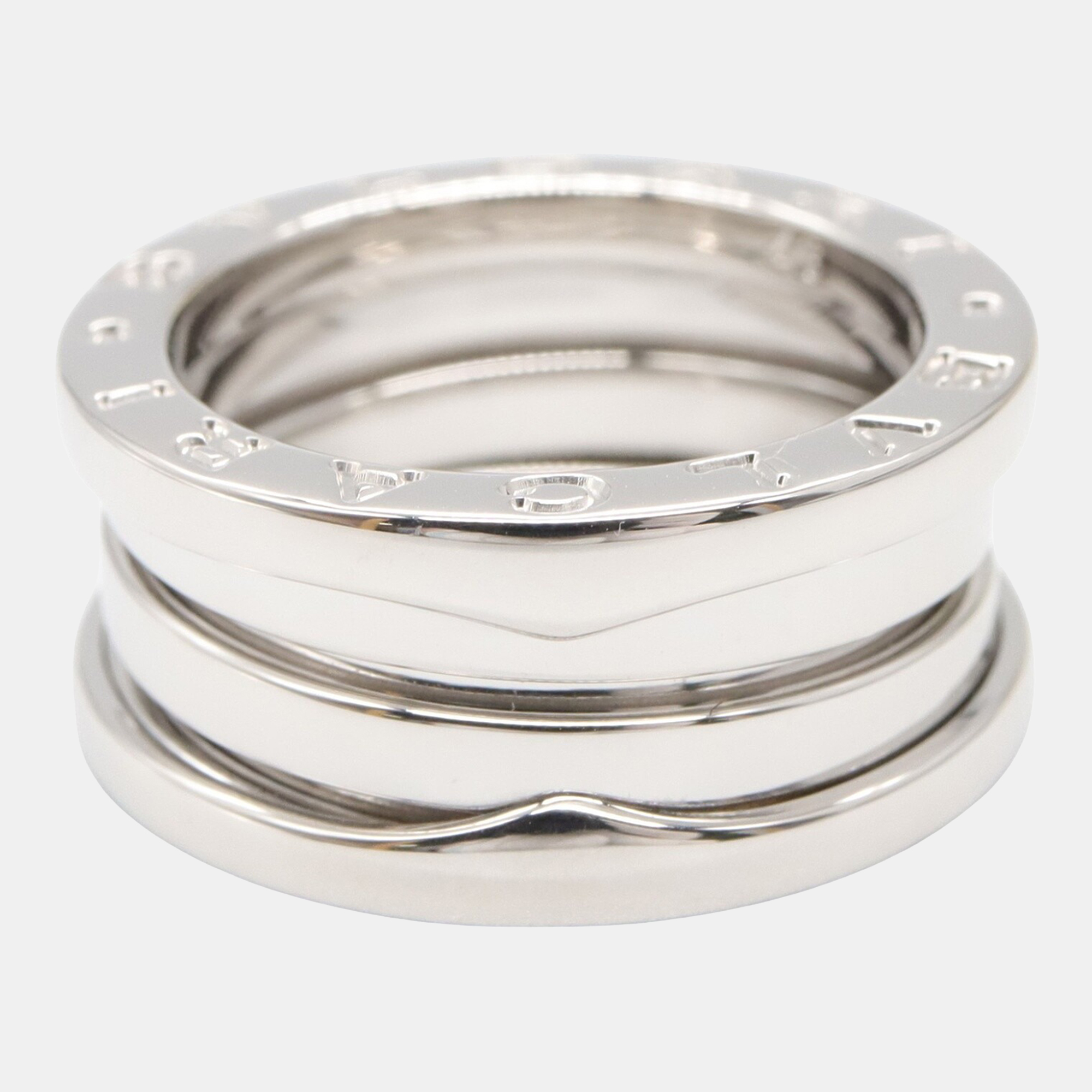 

Bvlgari 18K White Gold B-Zero1 Ring EU 48