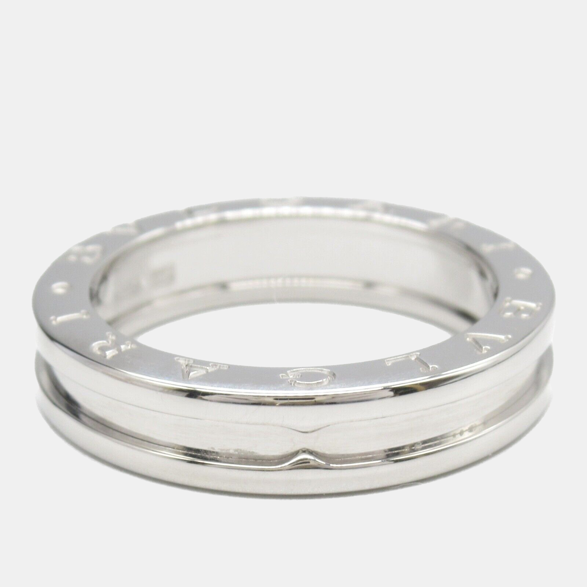 

Bvlgari 18K White Gold B-Zero 1 Band Ring EU 57