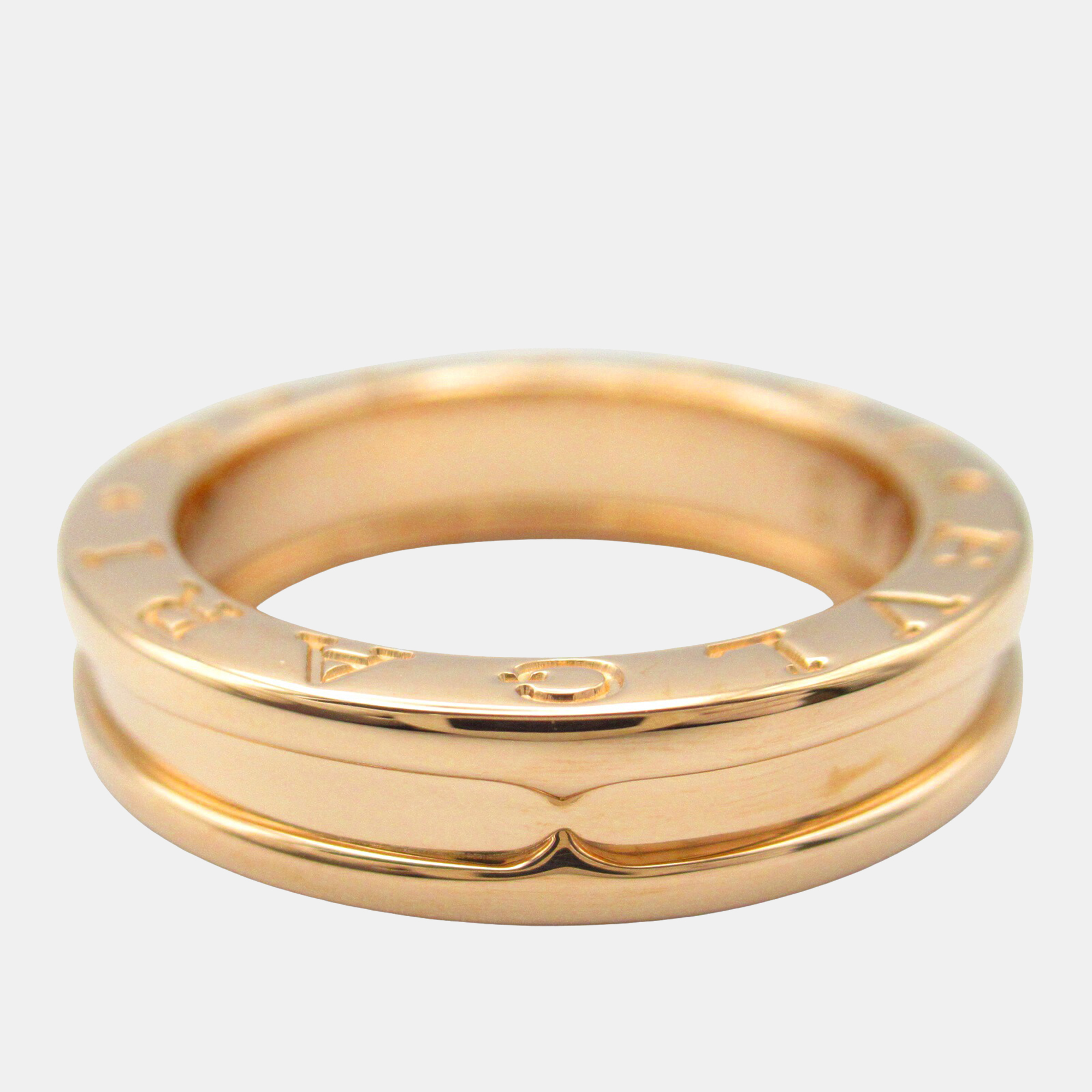 

Bvlgari 18K Pink Rose Gold B-Zero1 Ring EU 50