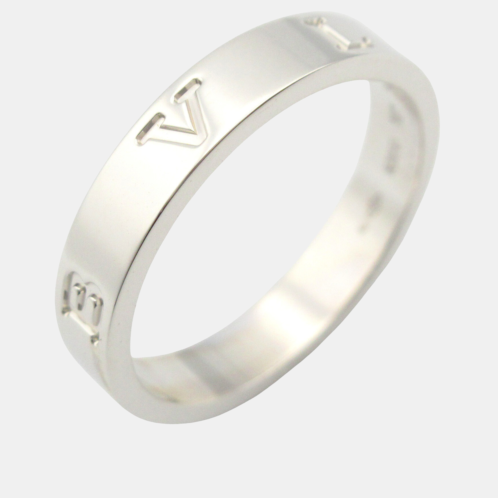 

Bvlgari B.Zero1 18K White Gold Band Ring EU 54