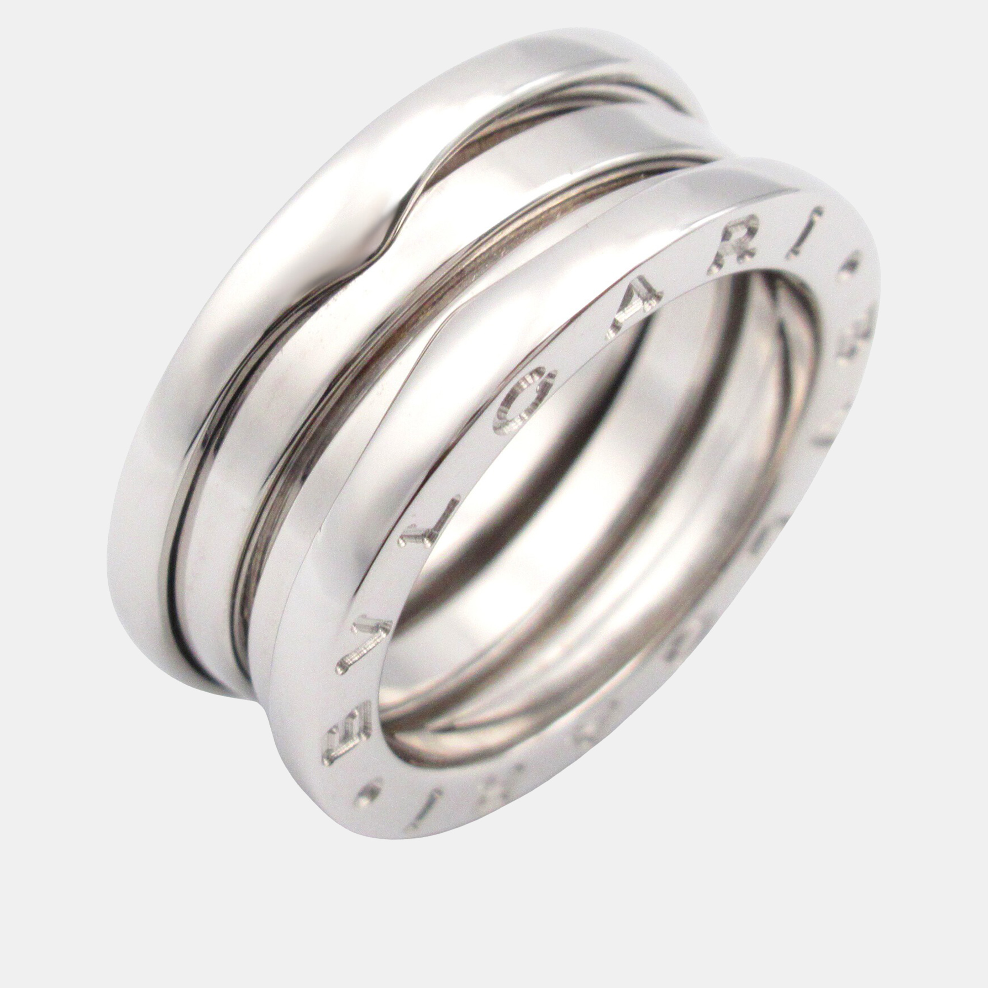 

Bvlgari B.Zero1 18K White Gold Band Ring EU 50